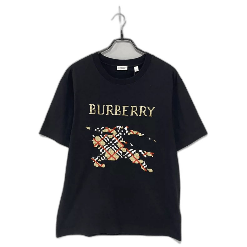 Burberry Burberry Horse Motif Slogan Short - sleeve T - Shirt Size US S / EU 44-46 / 1 - 1 Thumbnail