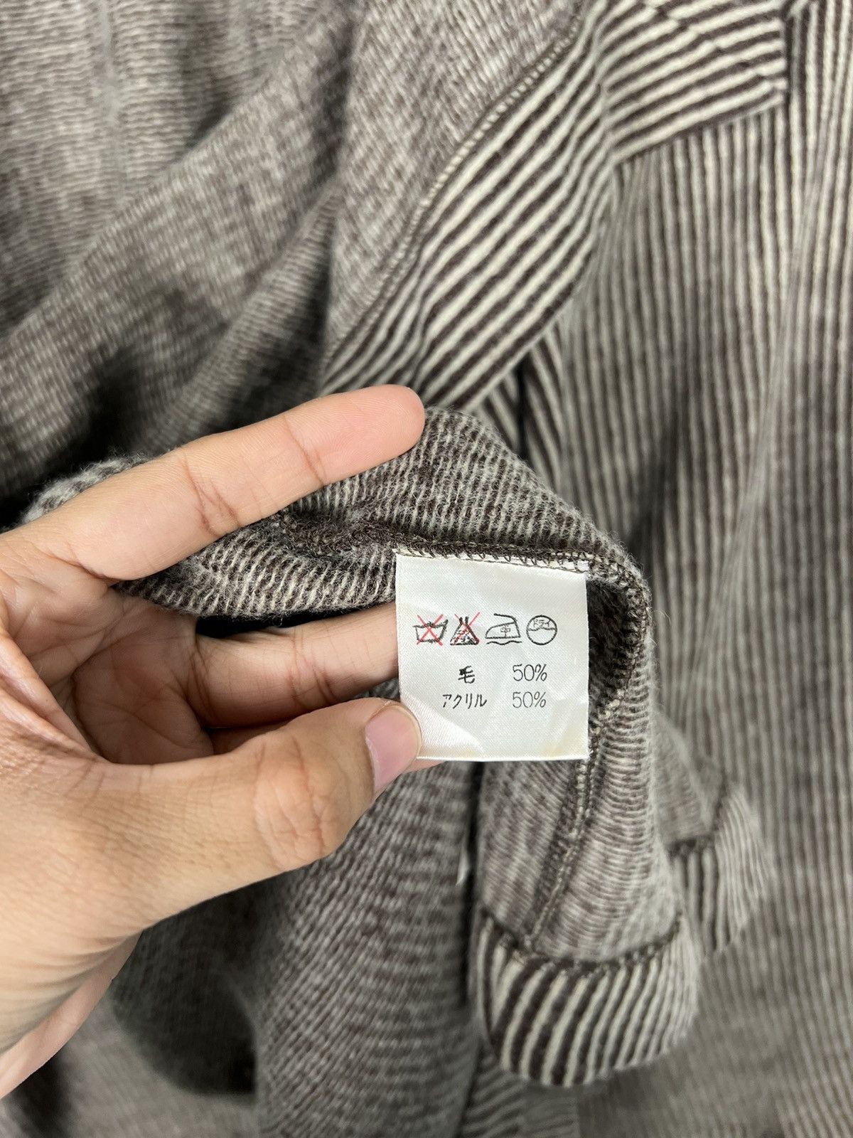 Issey Miyake 🔥 80s ISSEY MIYAKE STRIPE Size US M / EU 48-50 / 2 - 14 Thumbnail