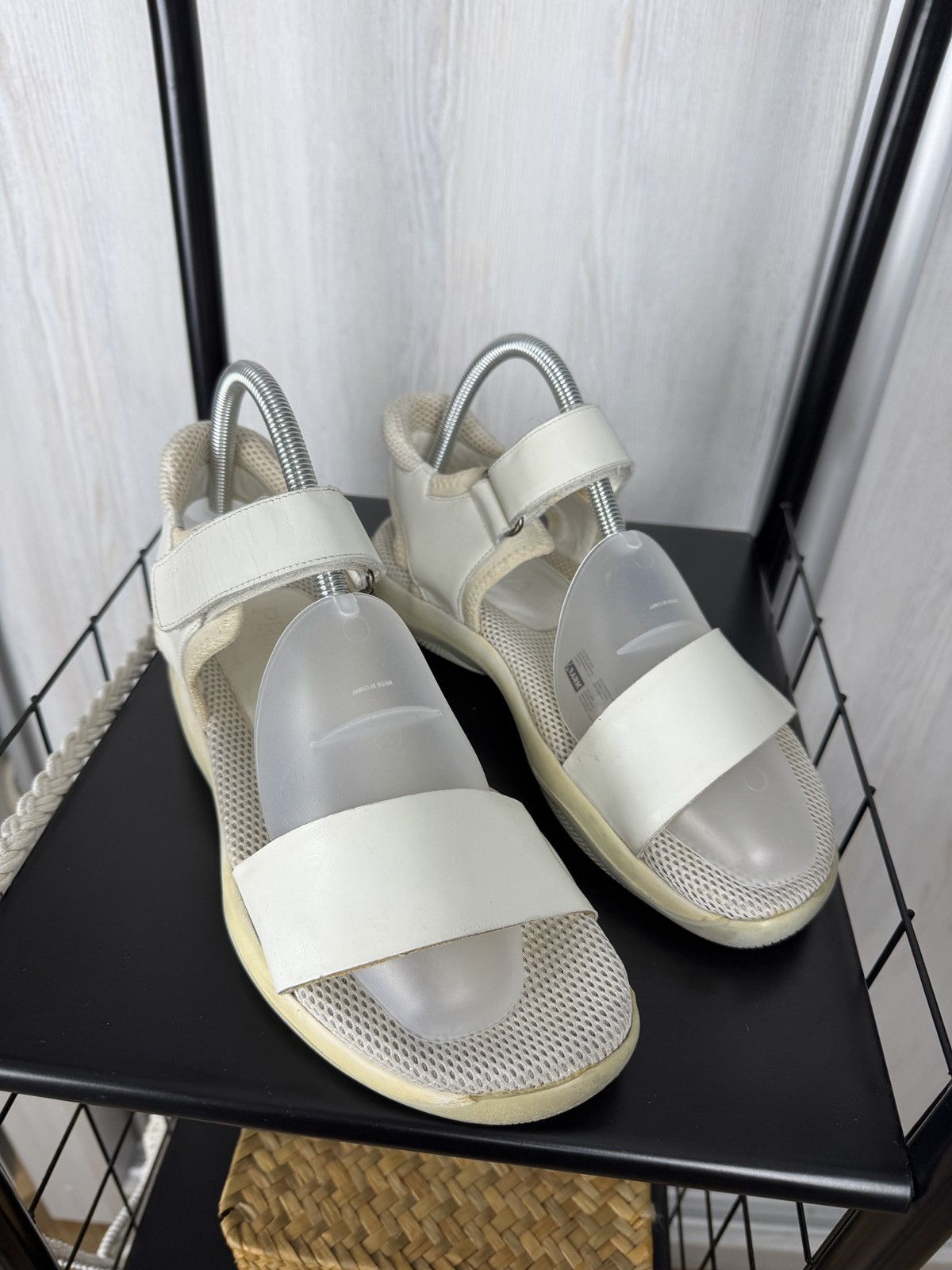 Prada Prada Y2K Early 00s Vibram Sole Tech Sandals Size US 8.5 / IT 38.5 - 8 Thumbnail