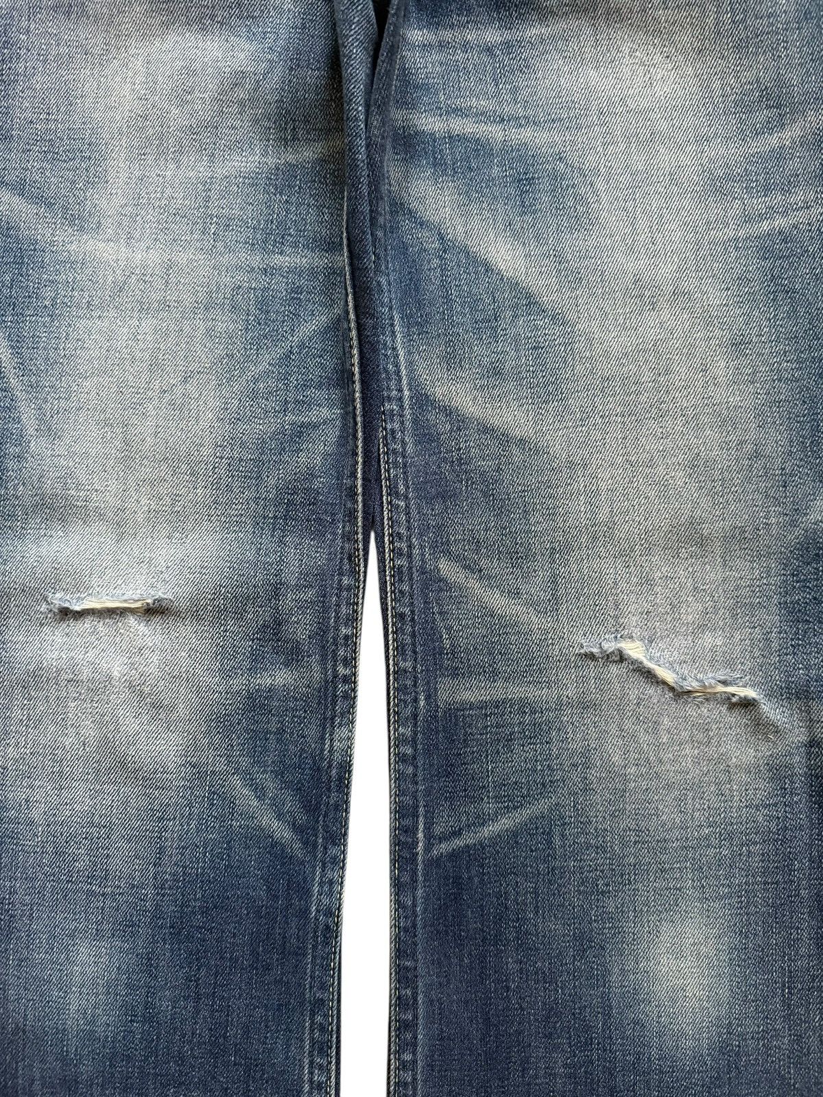 Levi's Vintage 90s Levis 507 Faded Wash Distress Flare Jeans Size 30" / US 8 / IT 44 - 3 Thumbnail