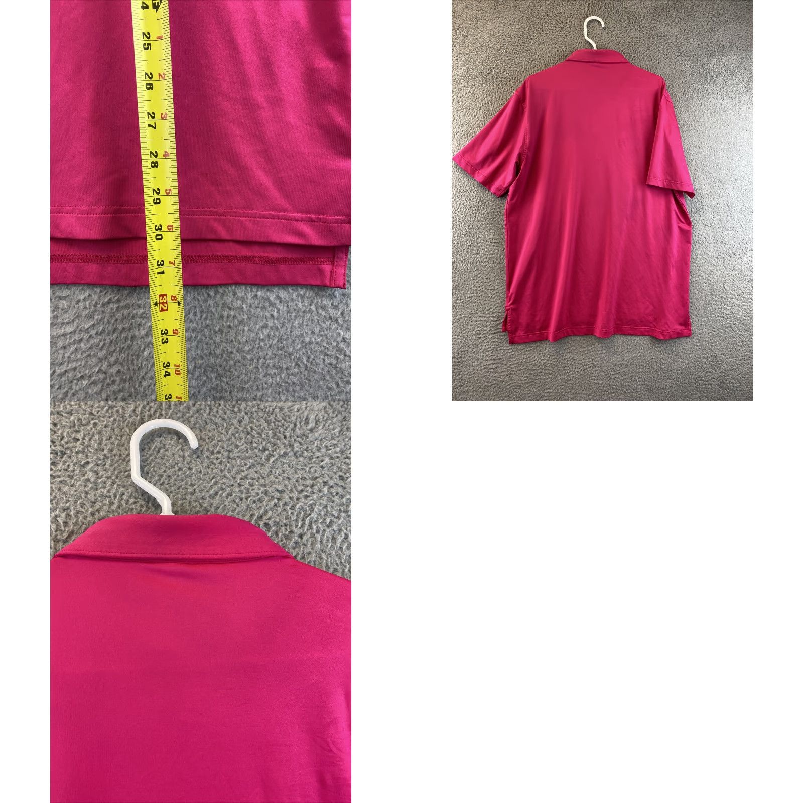 Peter Millar VINTAGE Peter Millar Polo Shirt Adult Large Magenta Mens Polo Shirt 90-3 Mens Golf Casual Size US L / EU 52-54 / 3 - 8 Thumbnail