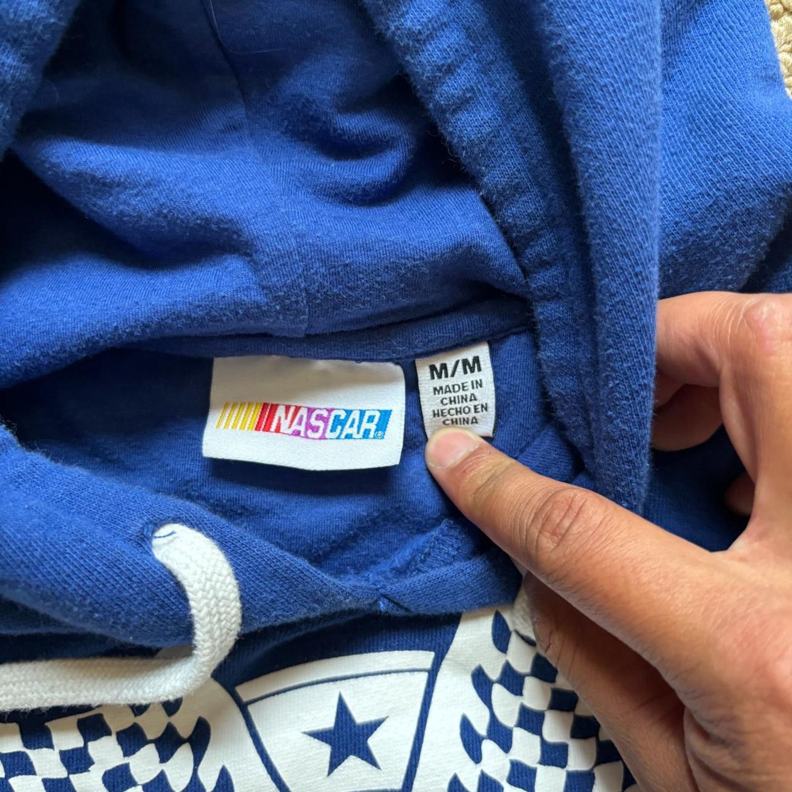 NASCAR y2k 2000s style Nascar Jimmie Johnson #48 blue hoodie Medium Size US M / EU 48-50 / 2 - 4 Thumbnail