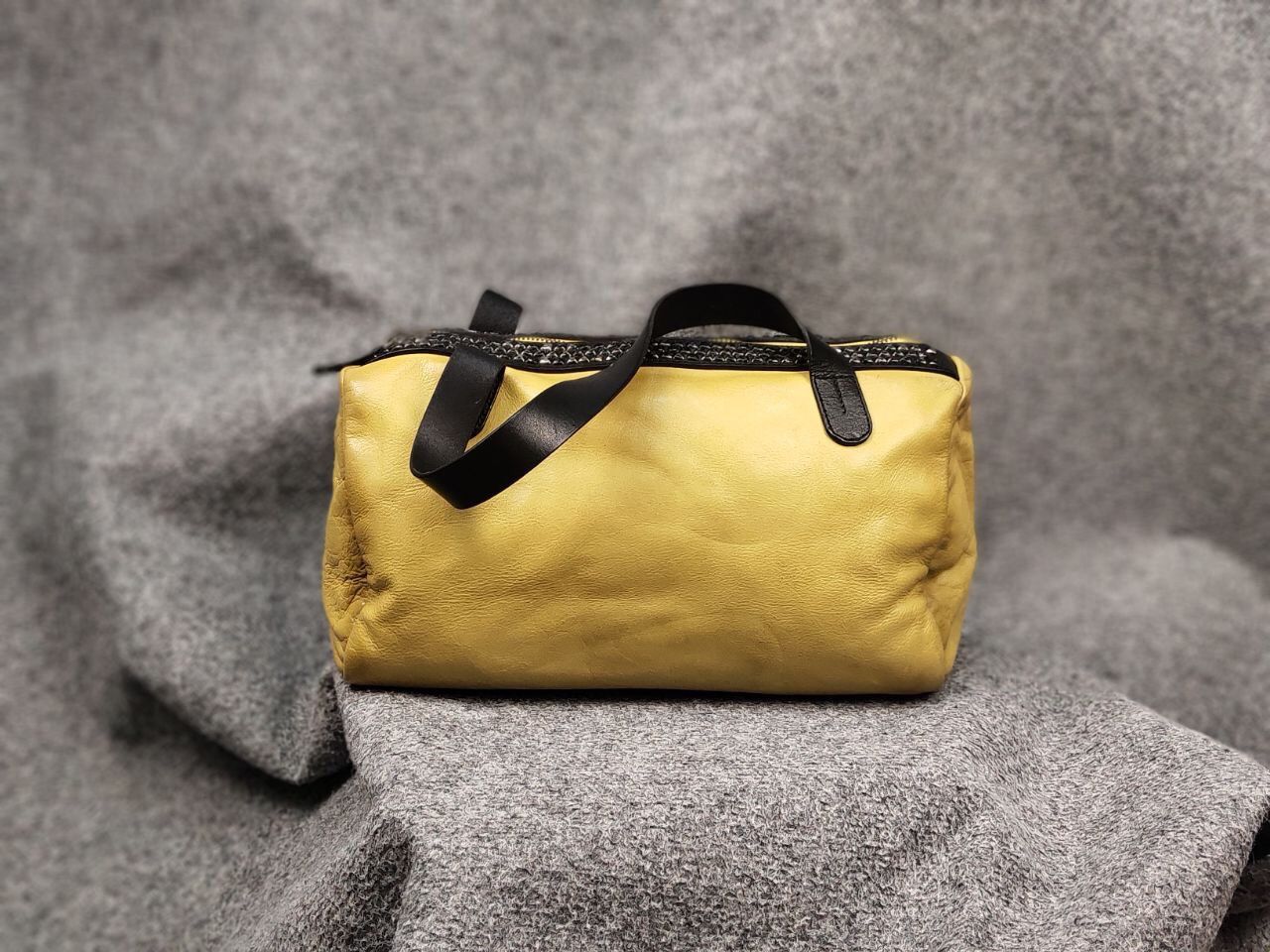 Other Rehard Italy Design Premium leather Duffle green Travel Bag Size ONE SIZE - 6 Thumbnail