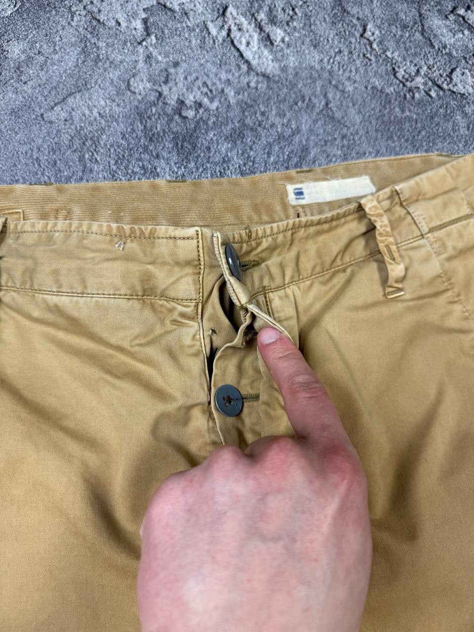 G-Star G-Star Raw 3301 Biege Straight Fit Pants Size US 32 / EU 48 - 10 Thumbnail
