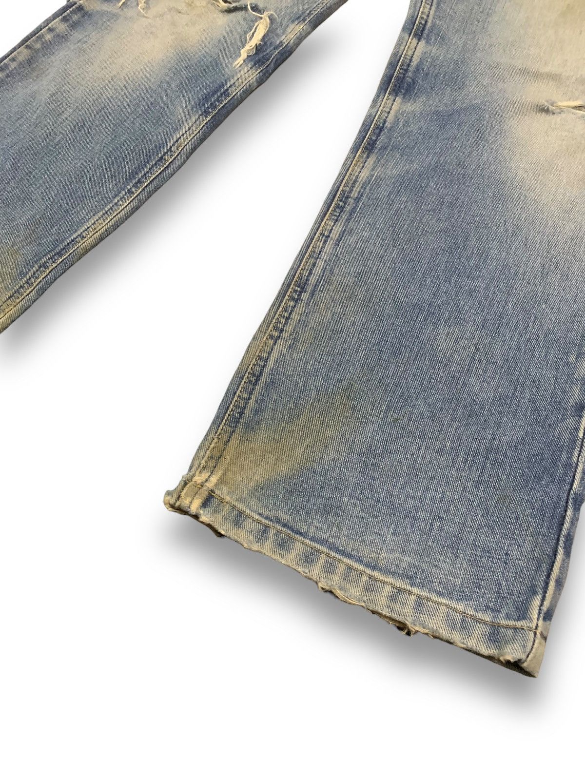 Lee Vintage Lee Riders x Edwin Mud Wash Distressed Grunge Jeans Size US 30 / EU 46 - 10 Thumbnail