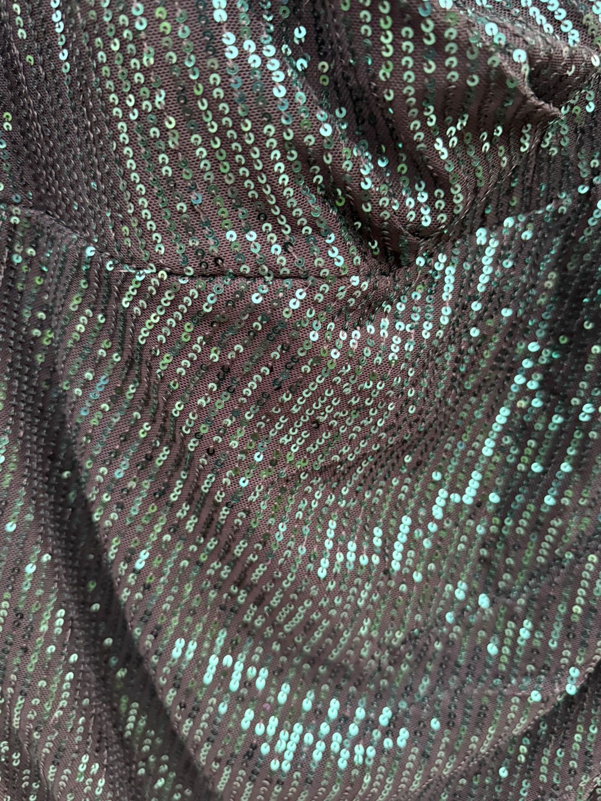 Other Grace Karin Green Sequin One Shoulder Formal Dress Size XL Size XL / US 12-14 / IT 48-50 - 6 Thumbnail