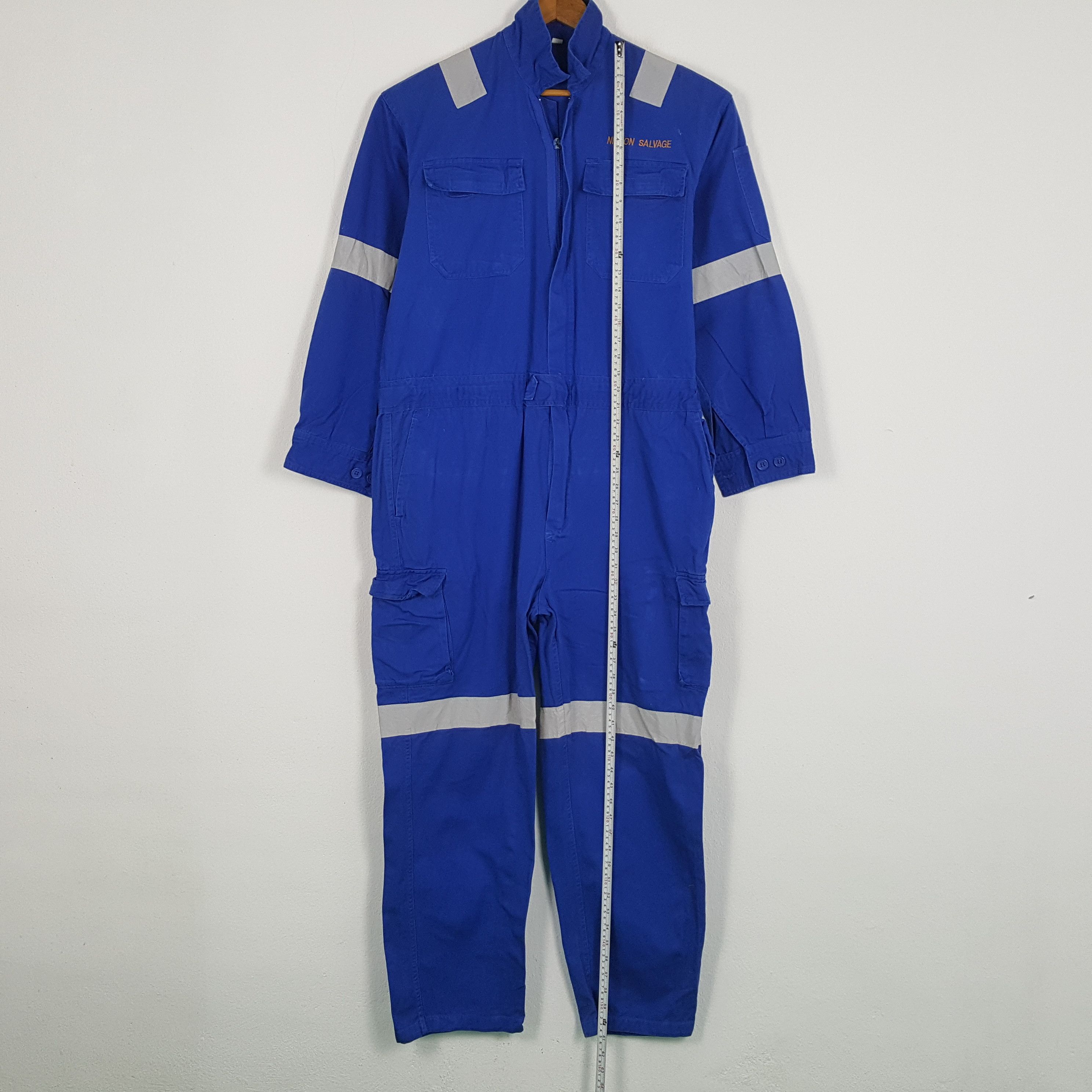 Vintage Vintage NIPPON SALVAGE Japanese Brand Style Coverall Jacket Size US L / EU 52-54 / 3 - 7 Thumbnail