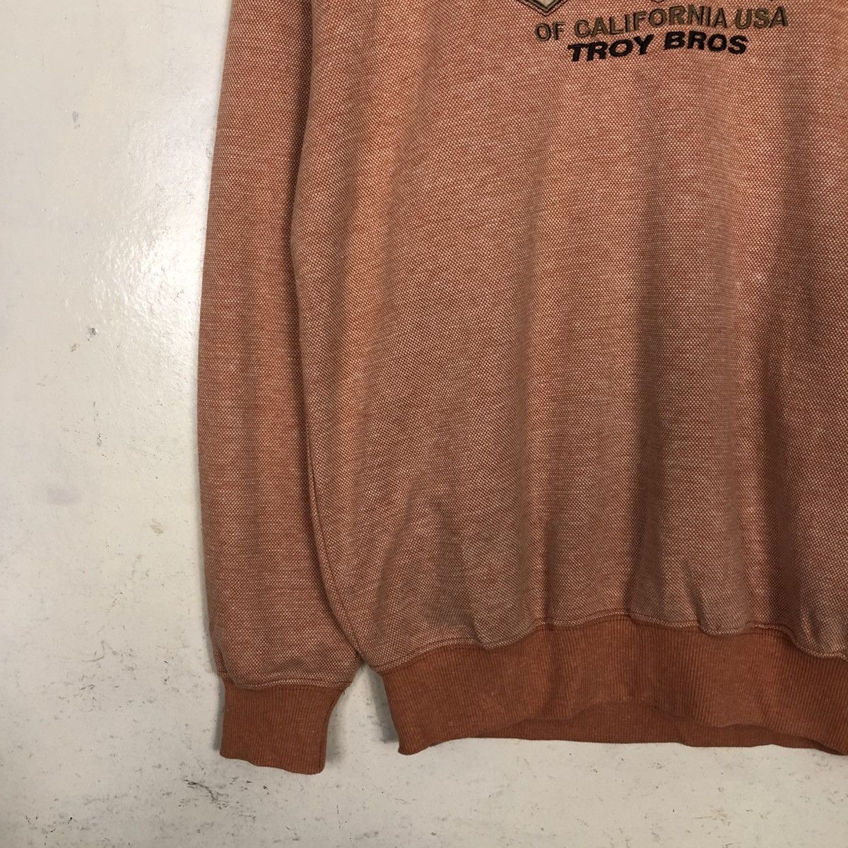 Japanese Brand 📌Vintage Sweatshirt Troy Bros Big Logo Embroidery Size US M / EU 48-50 / 2 - 6 Thumbnail