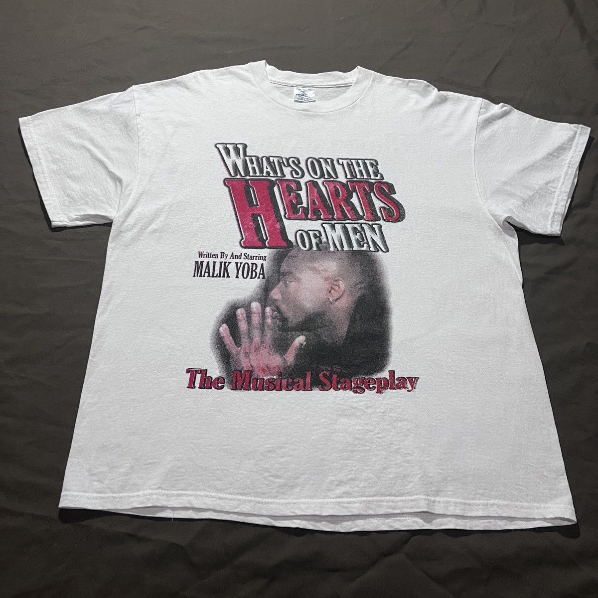 Rap Tees Vtg. Y2K What's On The Hearts Of Men Malik Yoba BeBe Winans Size US XL / EU 56 / 4 - 2 Thumbnail
