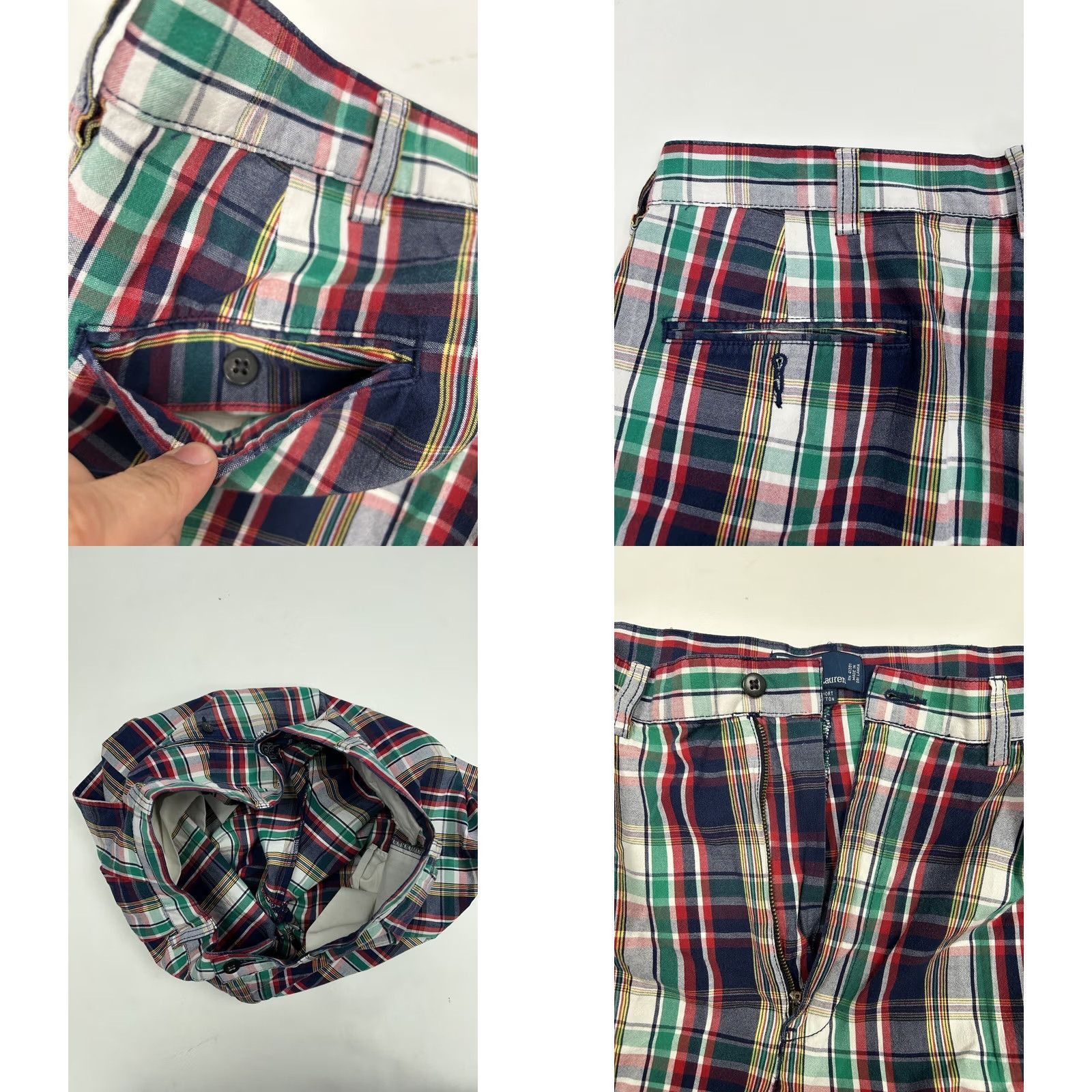 Ralph Lauren Polo Ralph Lauren Men's Tyler Shorts Plaid Check Blue Pockets 34" Size US S / EU 44-46 / 1 - 9 Thumbnail