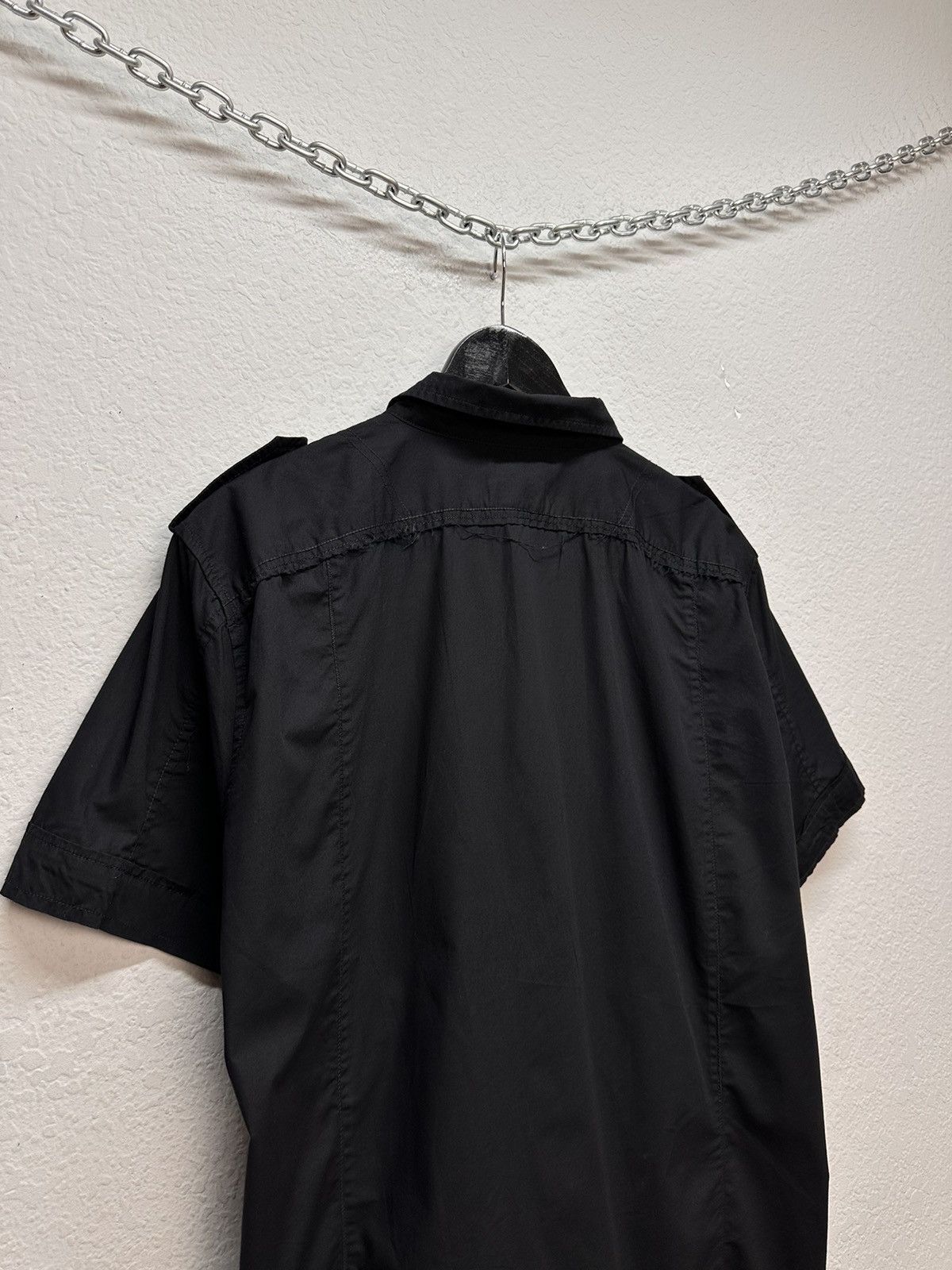 Diesel Vintage Metal Diesel Shirt Black Faded Junya Watanabe Y2K Size US L / EU 52-54 / 3 - 16 Thumbnail