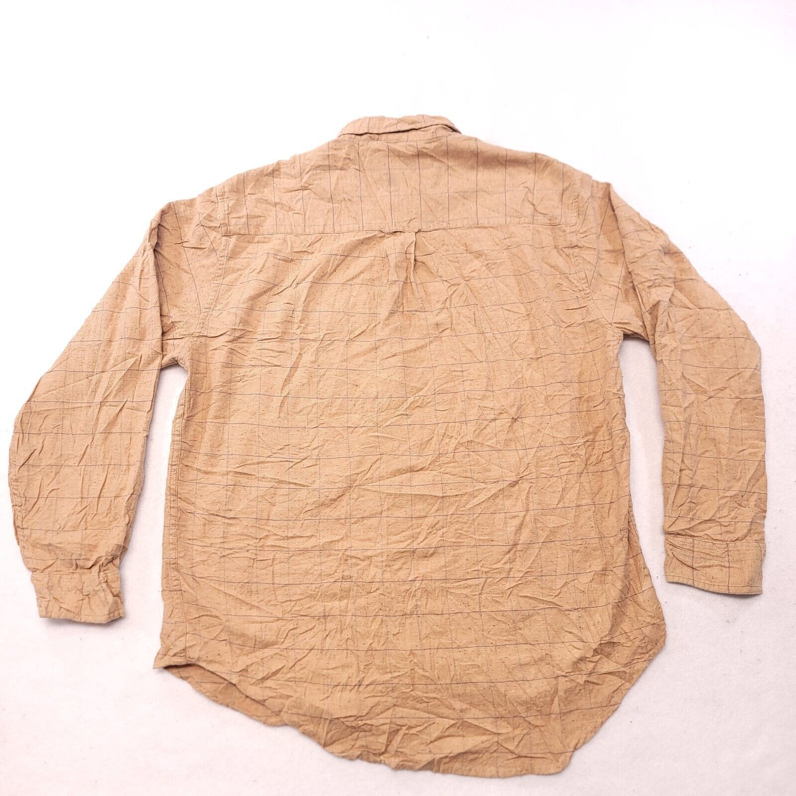 Consensus Sportswear Consensus Windowpane Flannel Shirt Mens Size Medium M Brown Size US M / EU 48-50 / 2 - 10 Thumbnail