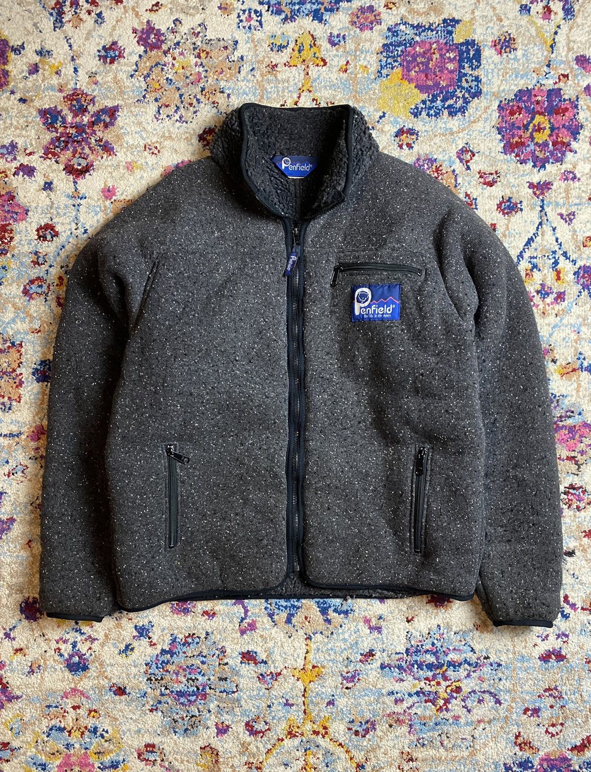 Penfield × Vintage Vtg 90s Penfield Fleece Blouson Plain Fleece Jacket Sweater Size US M / EU 48-50 / 2 - 1 Thumbnail