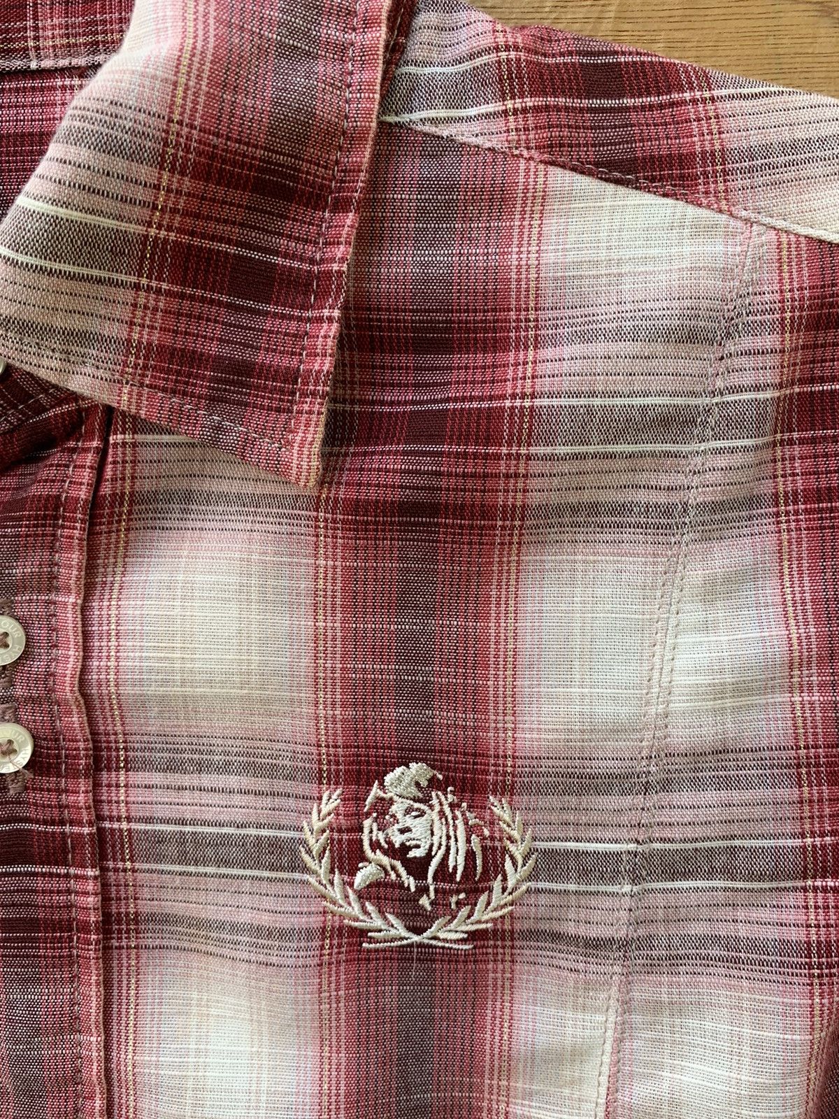 Hysteric Glamour Hysteric Glamour Button Ups Checkered Gold Stripe Line Shirt Size S / US 4 / IT 40 - 11 Thumbnail