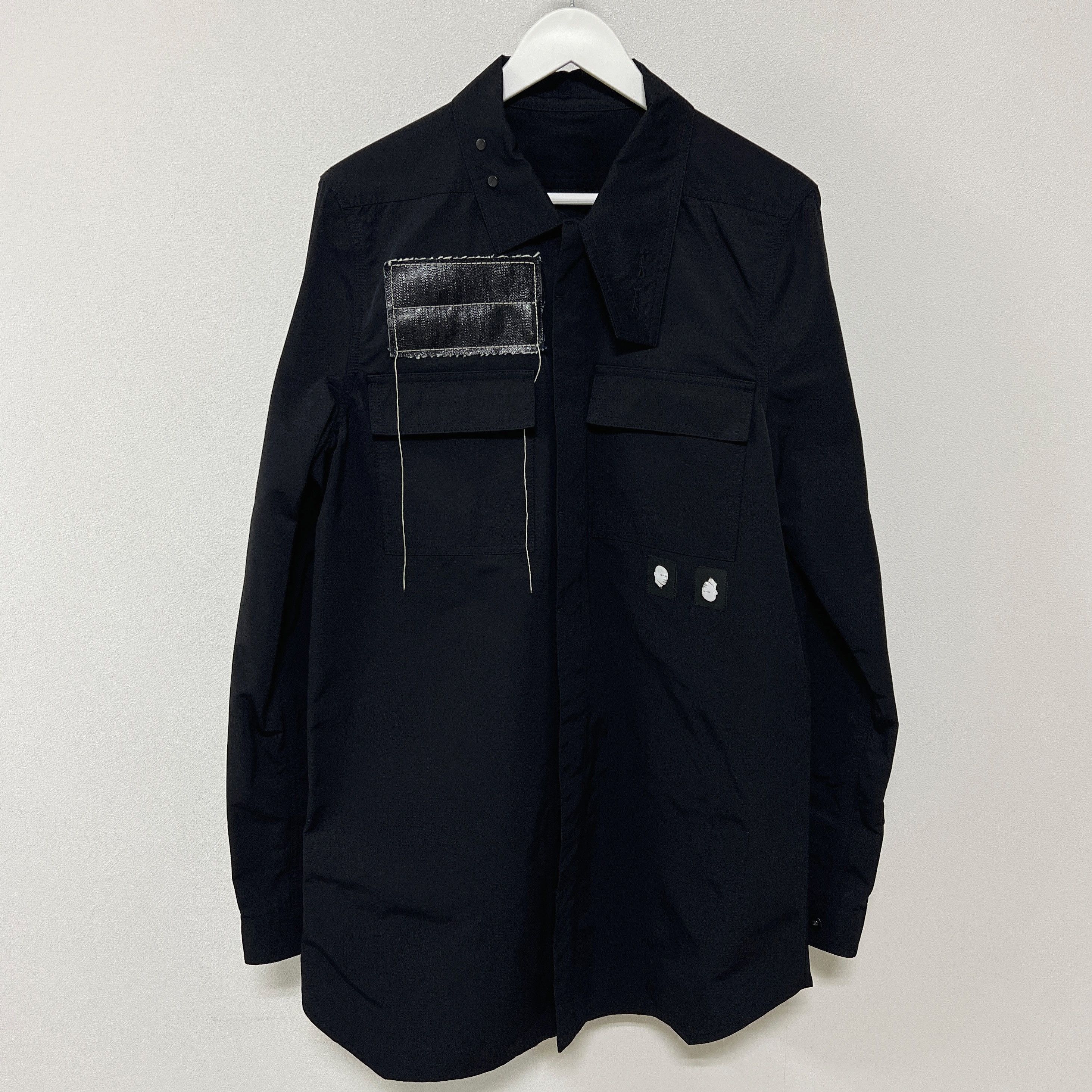 Rick Owens Rick Owens FW17 DRKSHDW Patch Field Shirt Jacket Black Size US M / EU 48-50 / 2 - 4 Thumbnail