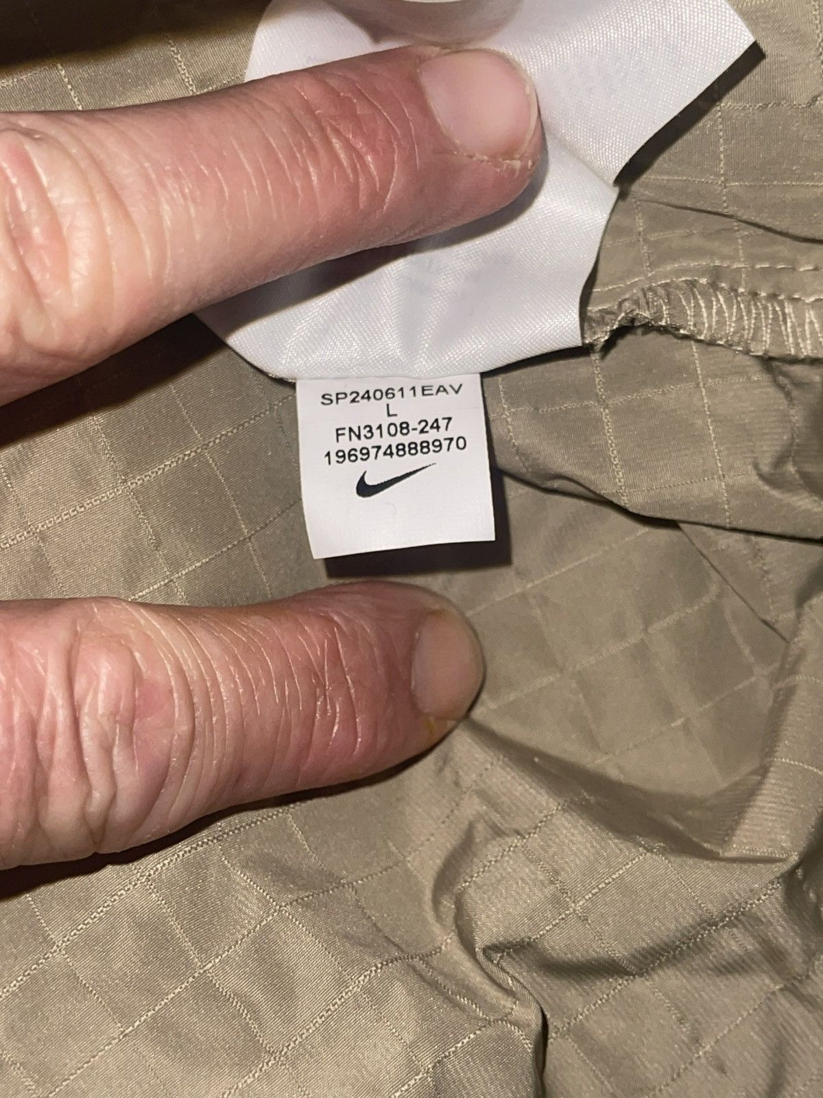 Nike ACG Nike Storm-FIT ADV Hooded Jacket Khaki L Size US L / EU 52-54 / 3 - 12 Thumbnail