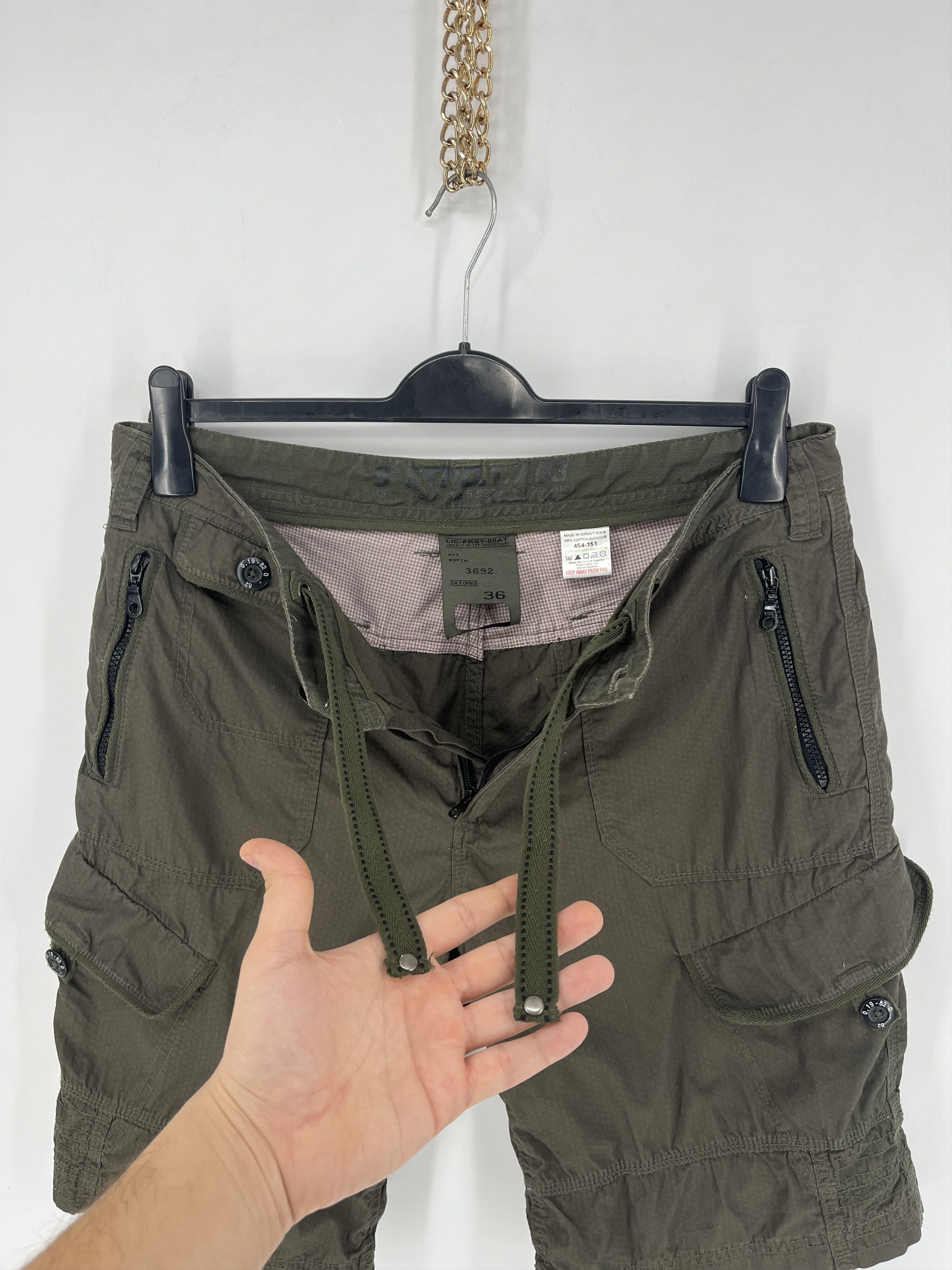 Other Vintage Army frst Combat Cargo Shorts Size US 36 / EU 52 - 10 Thumbnail
