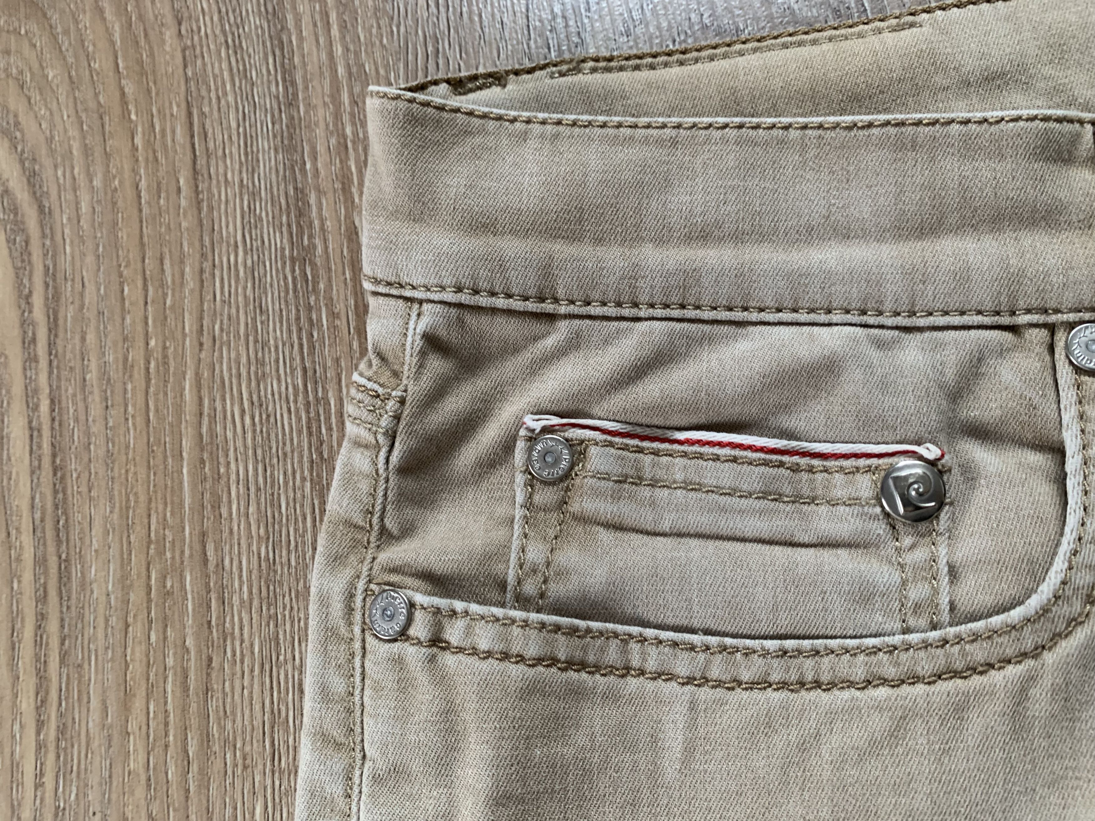 Designer × Pierre Cardin Pierre Cardin Premium Selvedge Beige Jeans Size US 33 - 7 Thumbnail