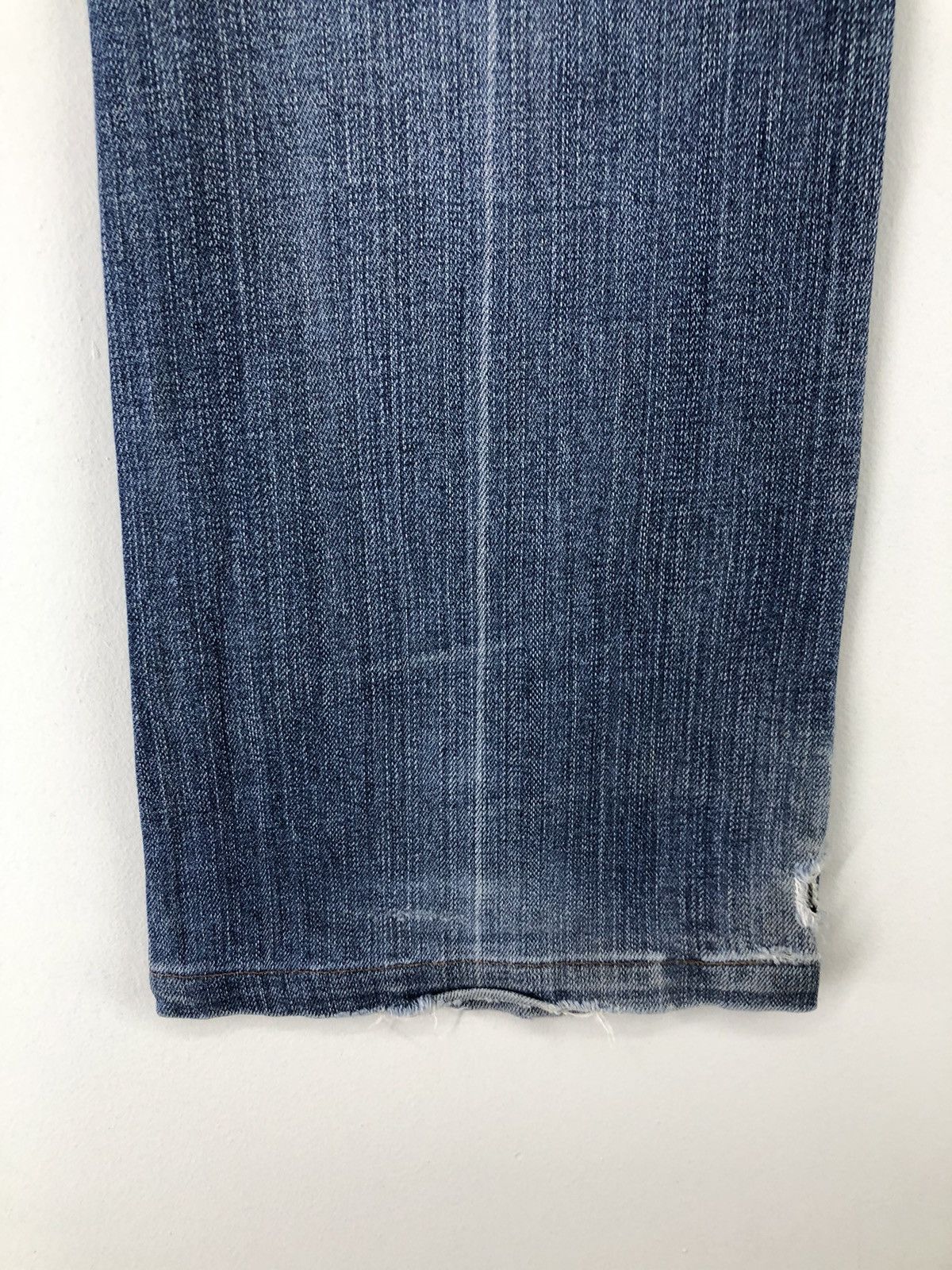Japanese Brand × Quiksilver Roxy Jean Distressed Faded Blue Jeans Size 31" - 16 Thumbnail