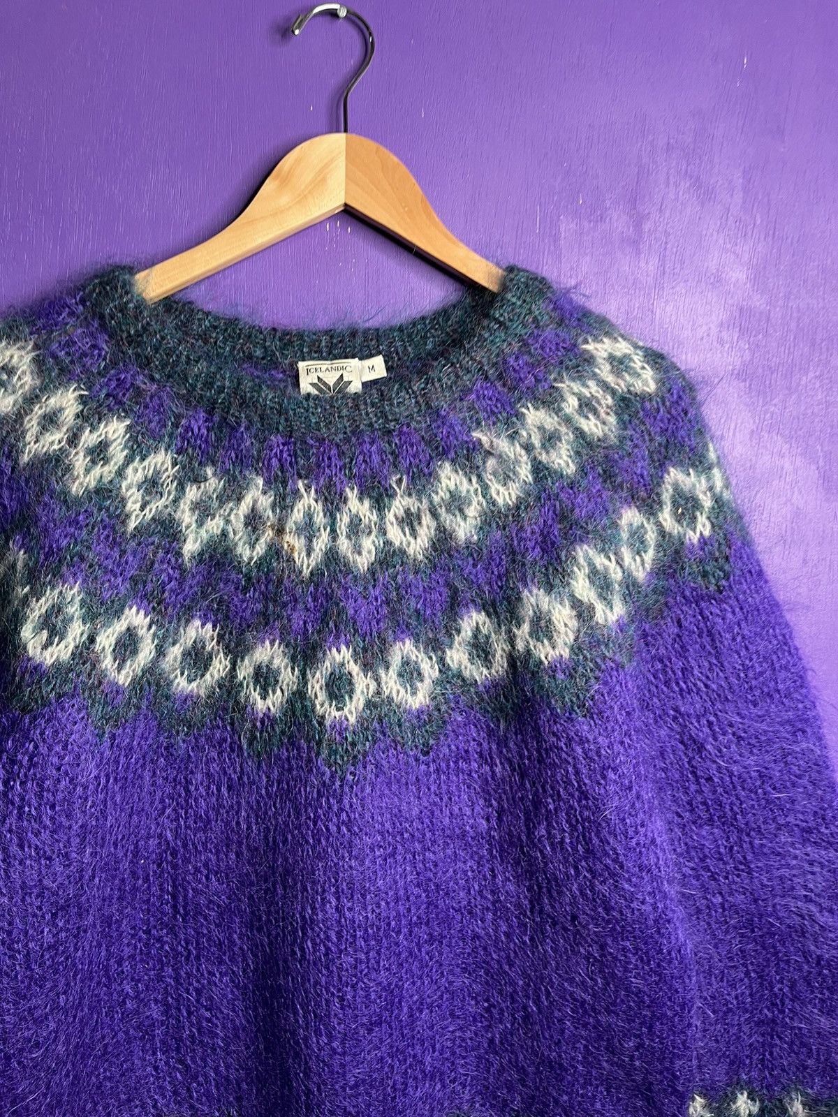 Vintage Vintage Icelandic design brand mohair sweater Size US M / EU 48-50 / 2 - 3 Thumbnail