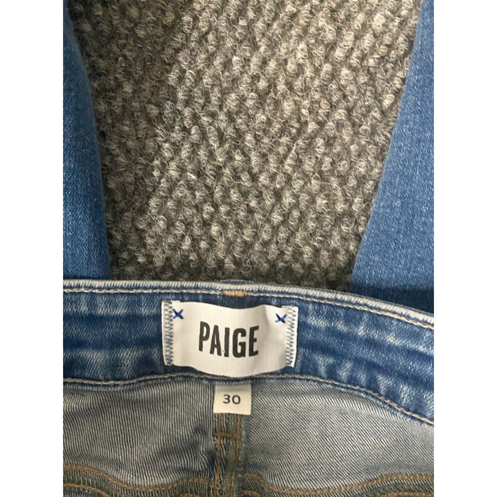 Paige Paige Jeans Size 30 Blue Straight Ankle Hoxton Denim Regular Womens | 28in Inseam | Pockets Stretch Size 30" / US 8 / IT 44 - 2 Thumbnail