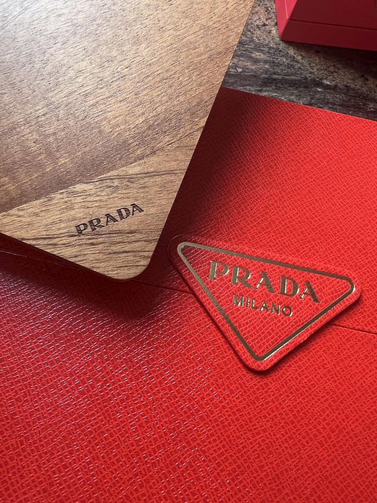 Prada 🔺Prada wooden maze game home decor with dragon red packets Size ONE SIZE - 9 Thumbnail