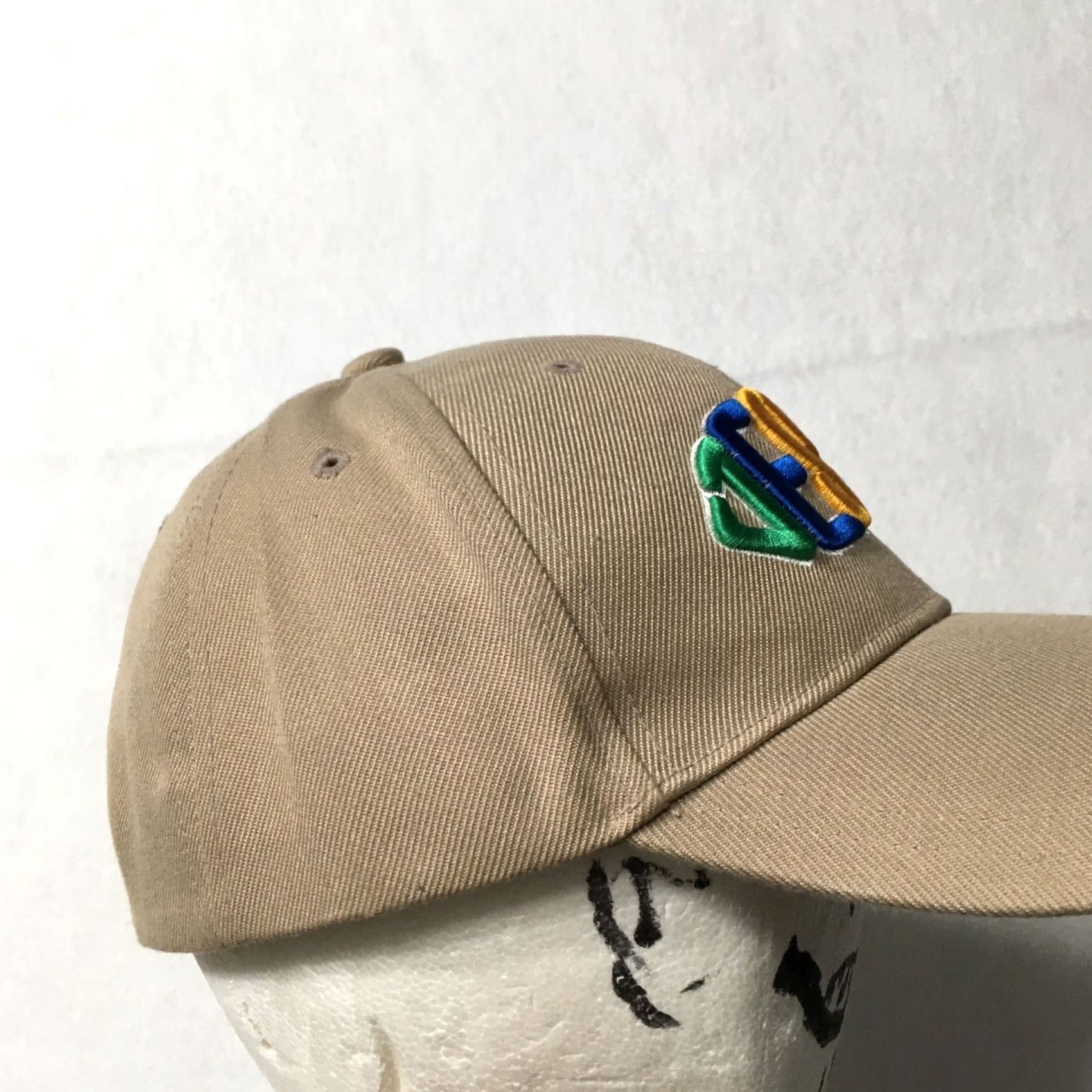 Vintage VINTAGE Nike Shirt Beige Jesus God CHRIST Hat Cap Strapback Blue 80s Police Michigan State Trucker Adjustable Mens One Size Size ONE SIZE - 4 Thumbnail