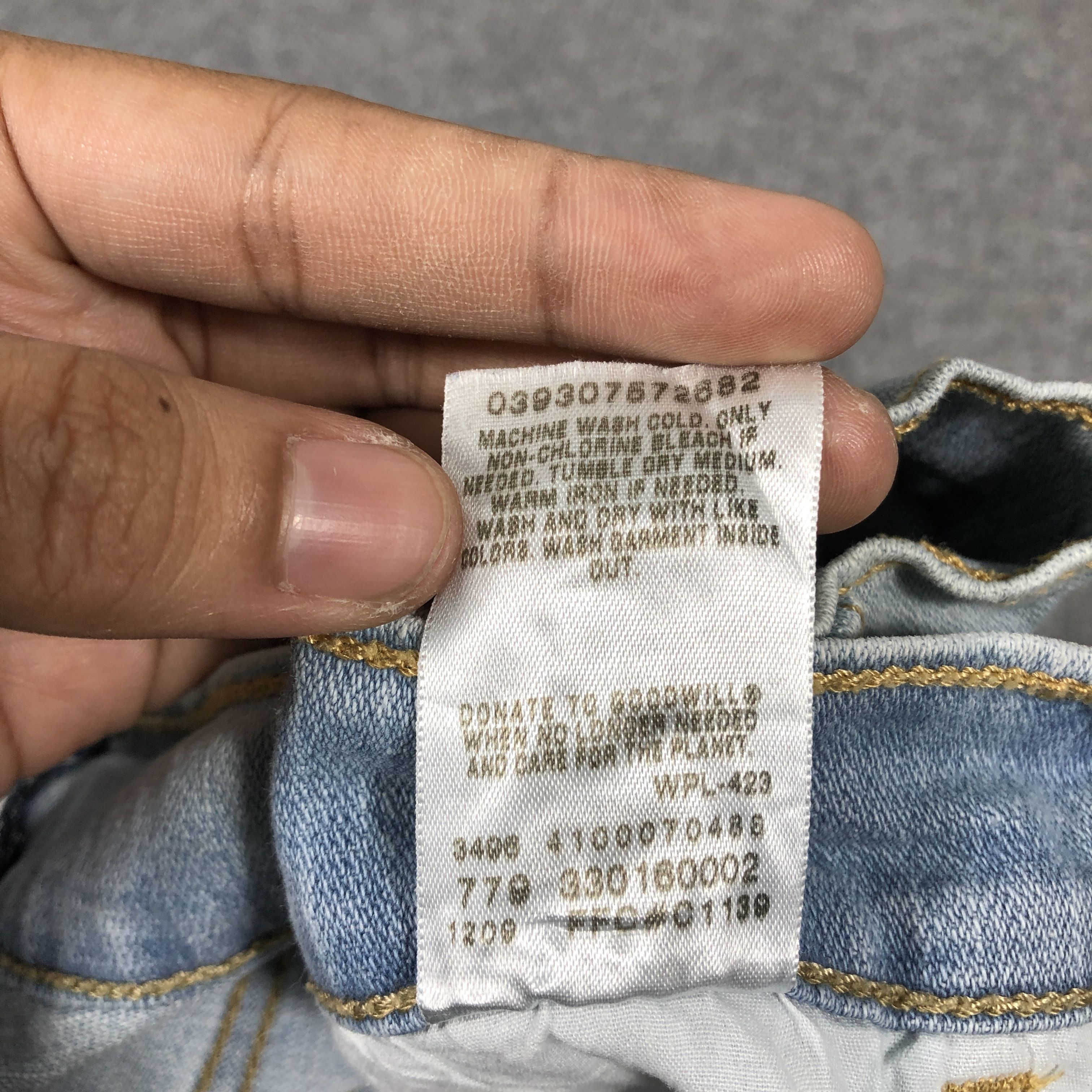 Levi's × Vintage Womens Vintage Levis 515 Jeans Short Pants L1077W Size 35" - 9 Thumbnail