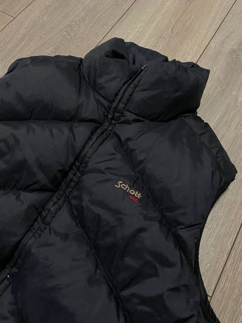 Schott Vintage Schott Down Puffer Vest NYC Blue 90s Y2K Size US M / EU 48-50 / 2 - 3 Thumbnail