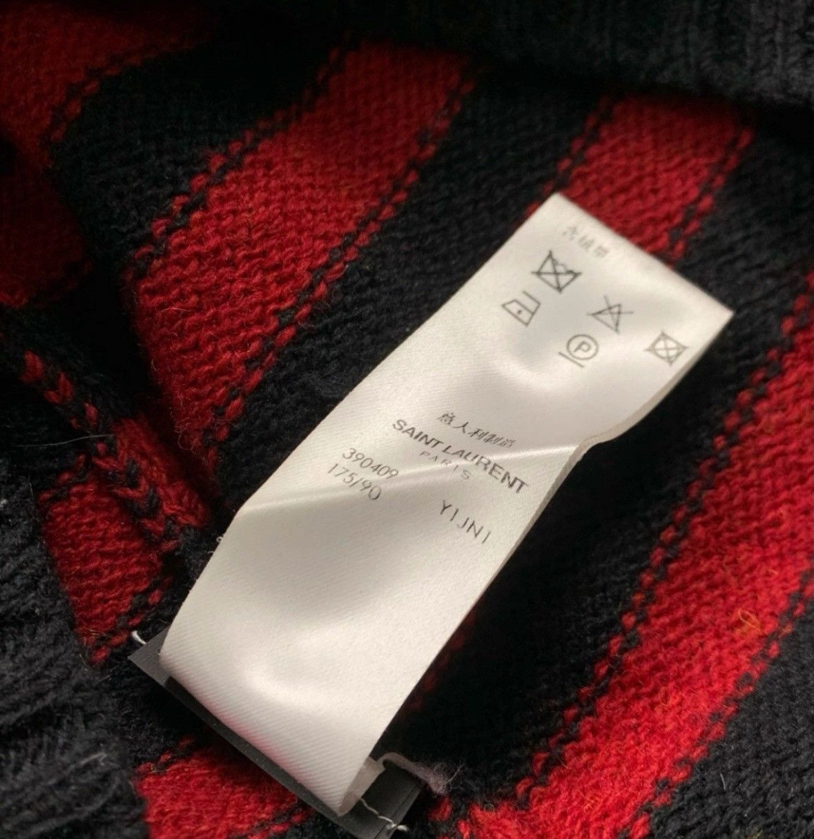 Saint Laurent Paris Saint laurent paris hedi stripe sweater Size US XL / EU 56 / 4 - 4 Thumbnail
