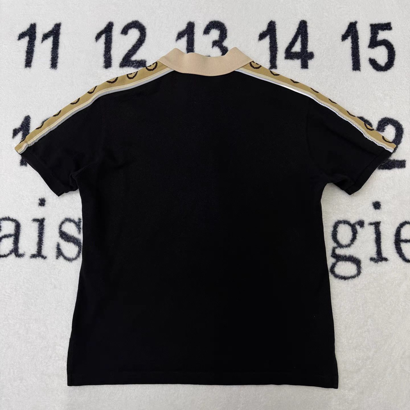 Gucci GUCCI GG Stripe Black Short Sleeve Polo Shirt K15 Size US XS / EU 42 / 0 - 2 Thumbnail