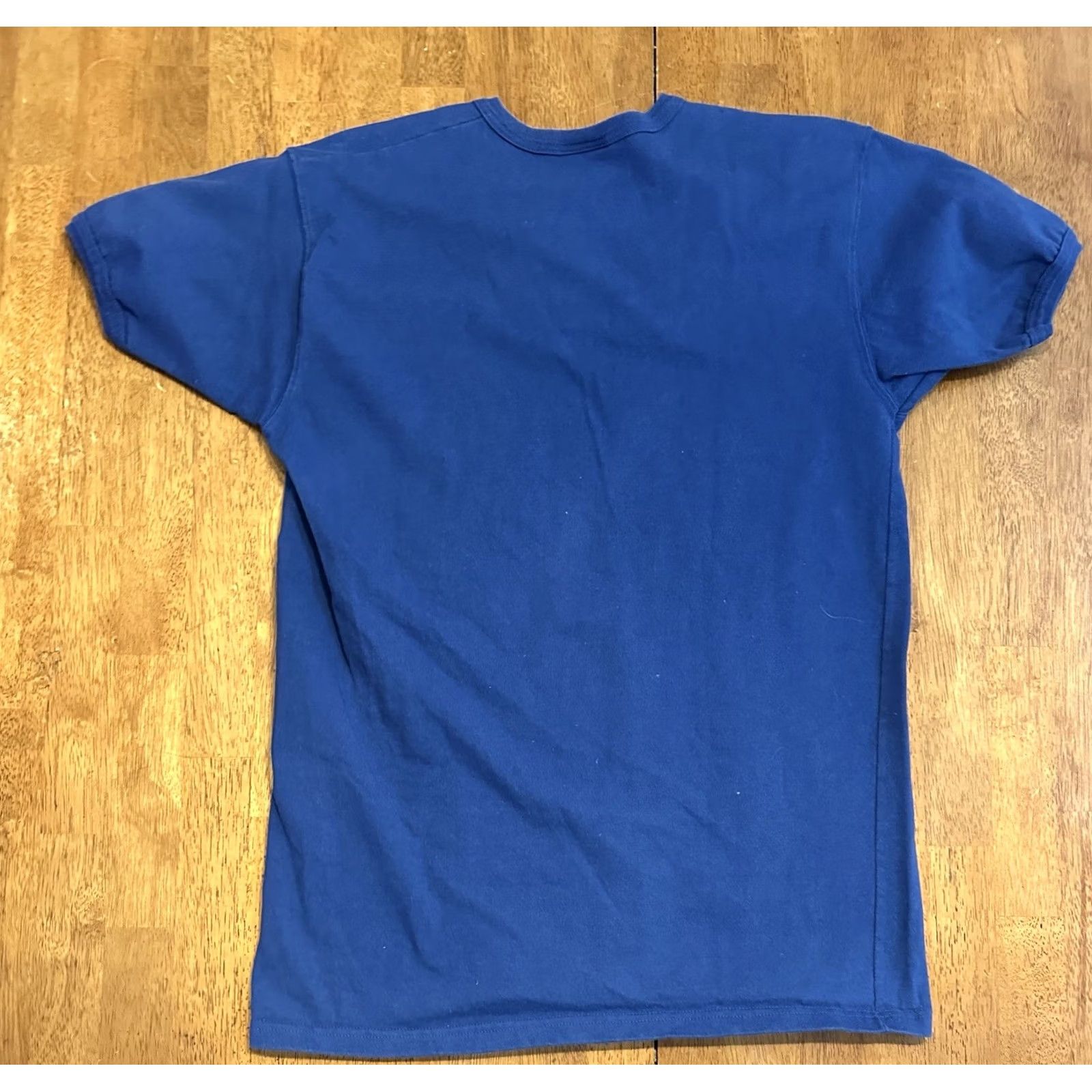 Calvin Klein VINTAGE Calvin Klein Henley Shirt Large Ringer Blue 90s Mens Size US L / EU 52-54 / 3 - 2 Thumbnail