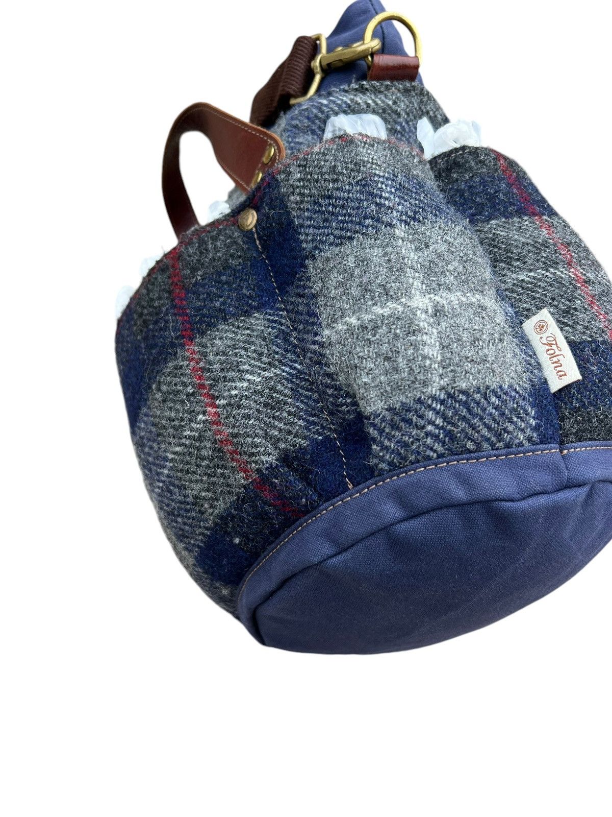 Harris Tweed Folna Japan X Harris Tweed Multi Pocket 2 Way Bag Size ONE SIZE - 17 Thumbnail