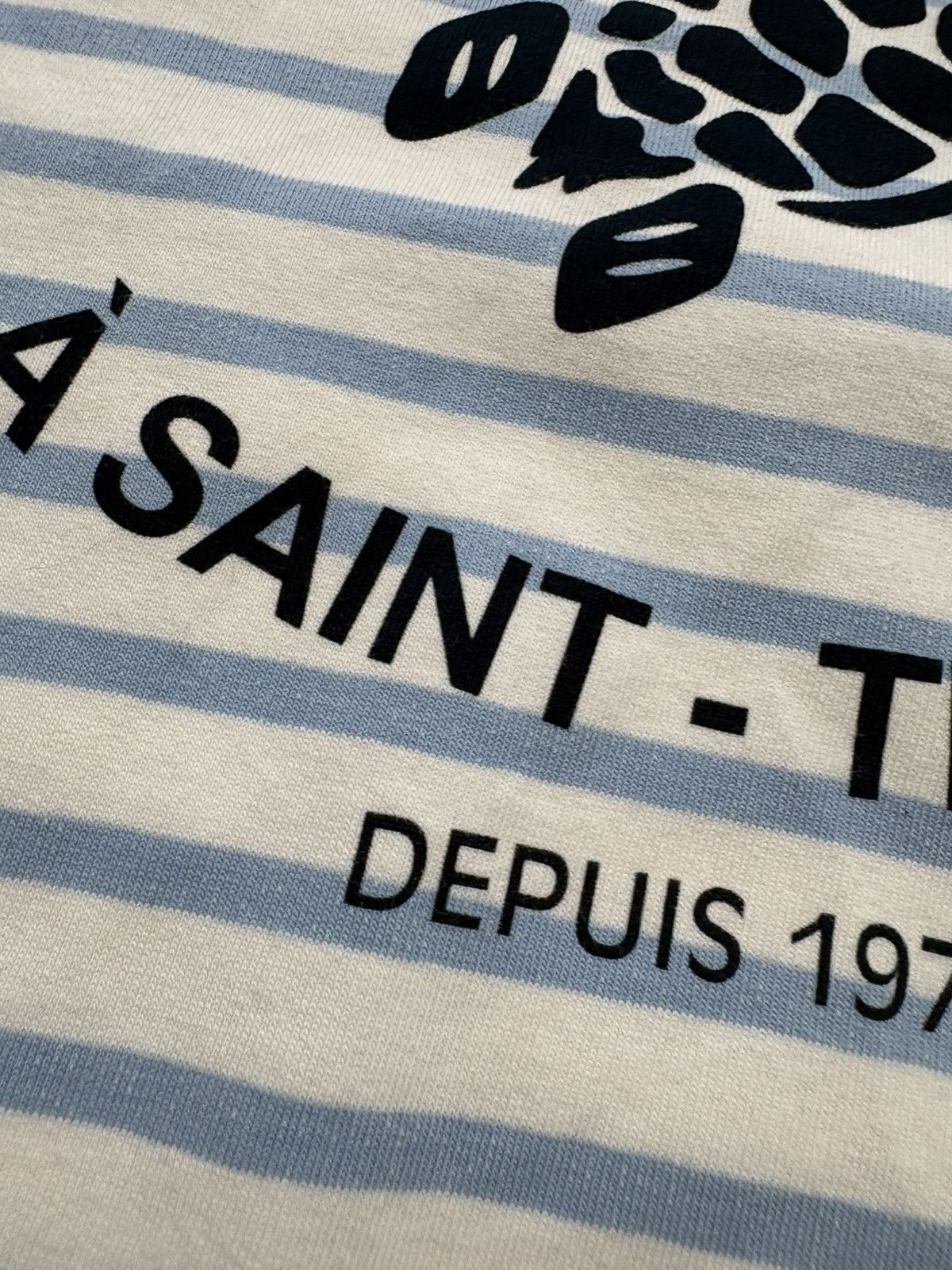 Vilebrequin Vilebrequin Striped Logo Turtle Sweatshirt Saint-Tropez Rare Size US L / EU 52-54 / 3 - 9 Thumbnail