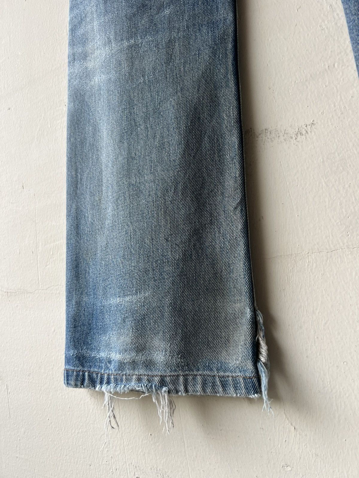 A.P.C. Vintage A.P.C. Japan Distress Dirty Mud Denim Selvedge Jeans Size US 29 - 20 Thumbnail