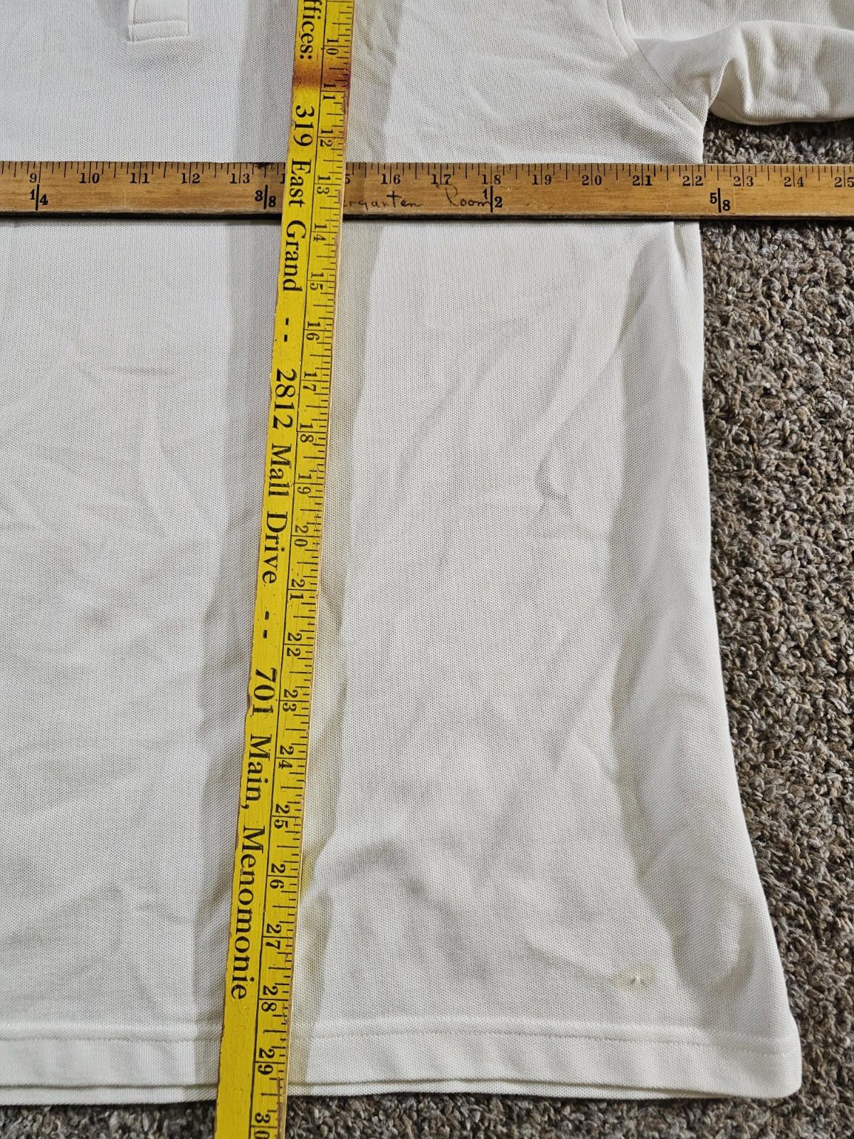 Haggar haggar golf cool 18 pro polo cream white Medium - Stains Size US M / EU 48-50 / 2 - 4 Thumbnail
