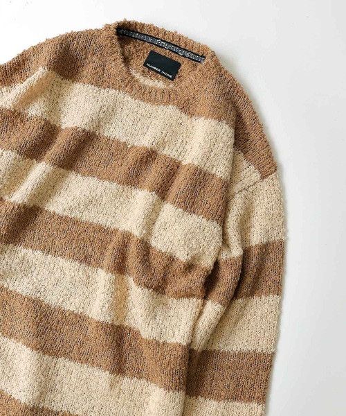 Number (N)ine Number nine ALPACA Striped KNIT Sweater Size US L / EU 52-54 / 3 - 2 Thumbnail