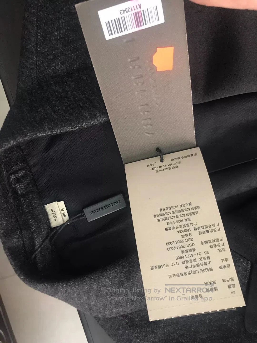 Burberry Burberry Handmade Cashmere Blazer Suit. Size US M / EU 48-50 / 2 - 9 Thumbnail