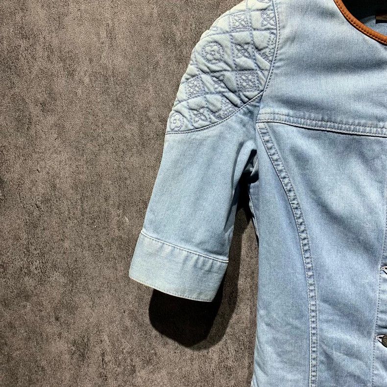 Louis Vuitton LOUIS VUITTON Denim dress Size XXS / US 00 / IT 34 - 4 Thumbnail