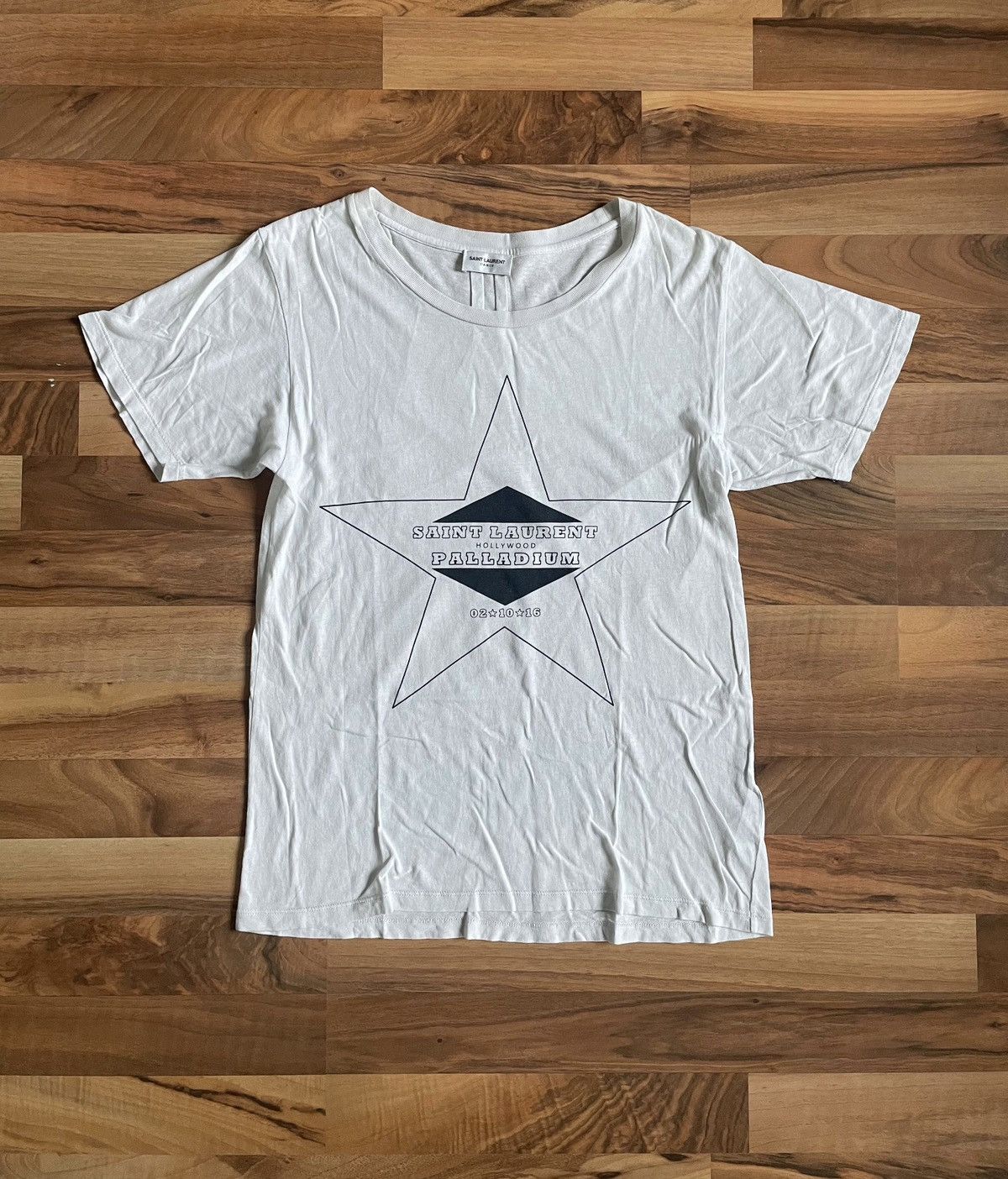 Saint Laurent Paris FW16 Palladium T-Shirt