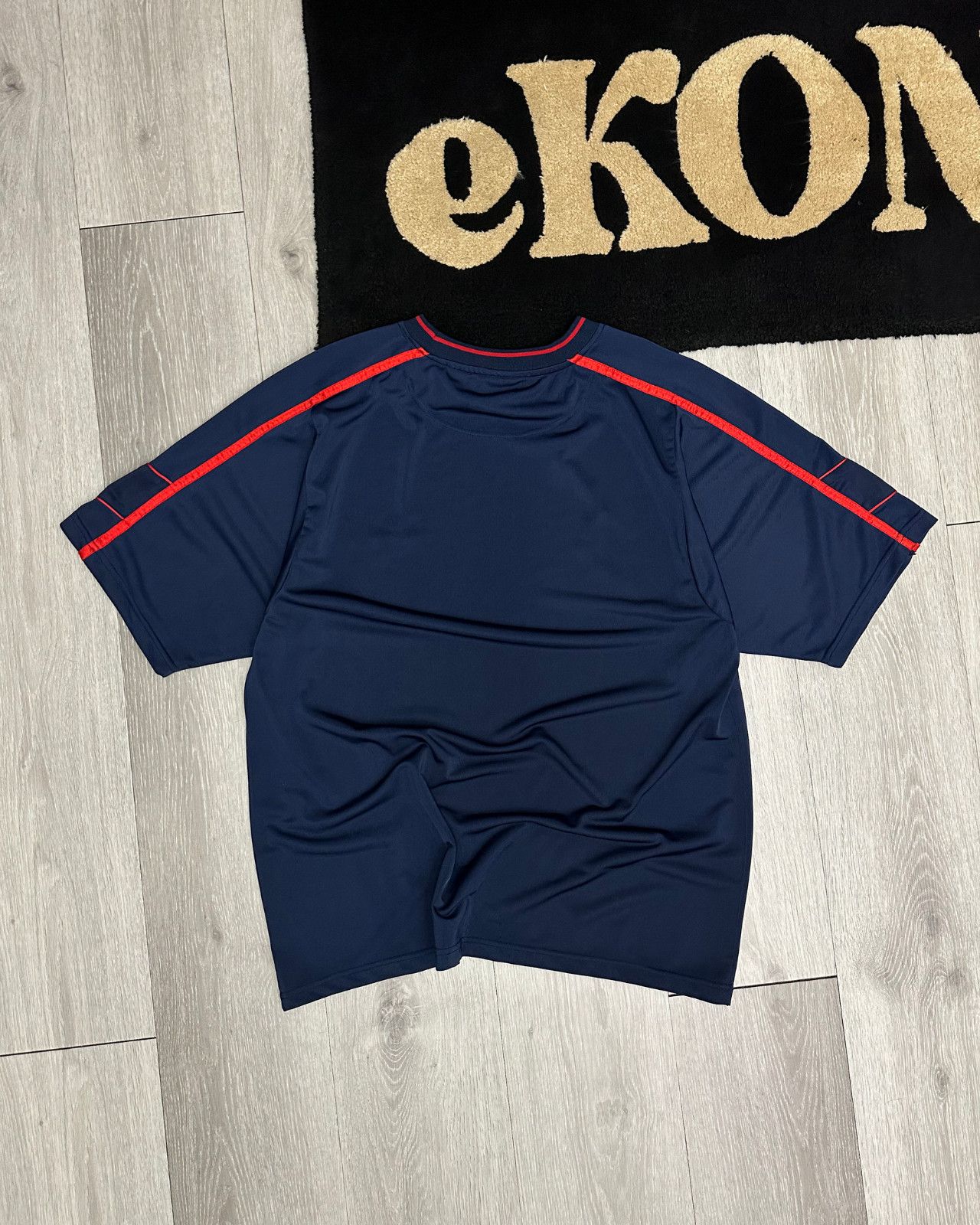 Spalding Vintage Spalding #9 Men's Navy Blue Jersey T-Shirt - Large Size US L / EU 52-54 / 3 - 2 Thumbnail