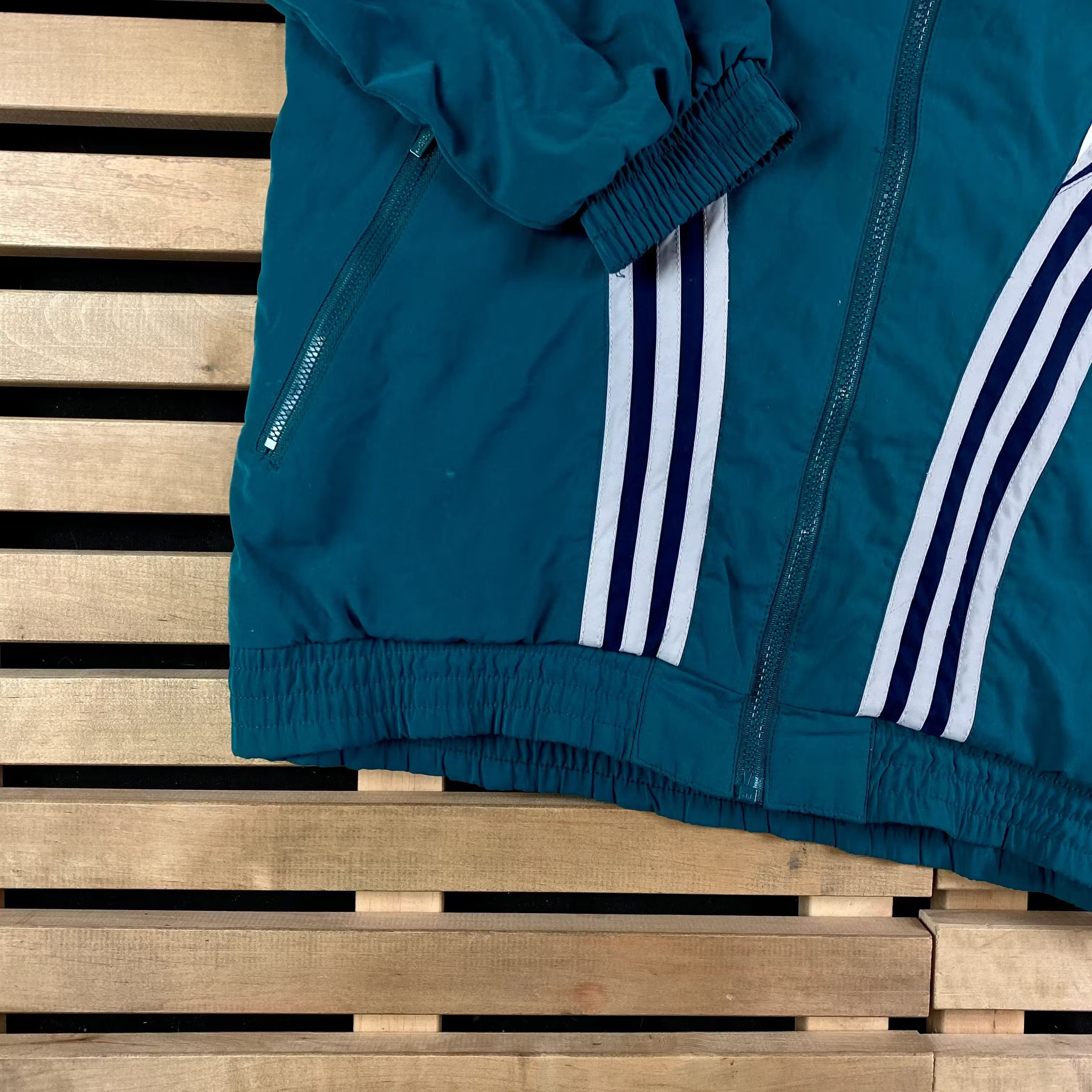 Adidas × Vintage Mens Bomber Jacket Adidas Originals Vintage Size L Size US L / EU 52-54 / 3 - 3 Thumbnail