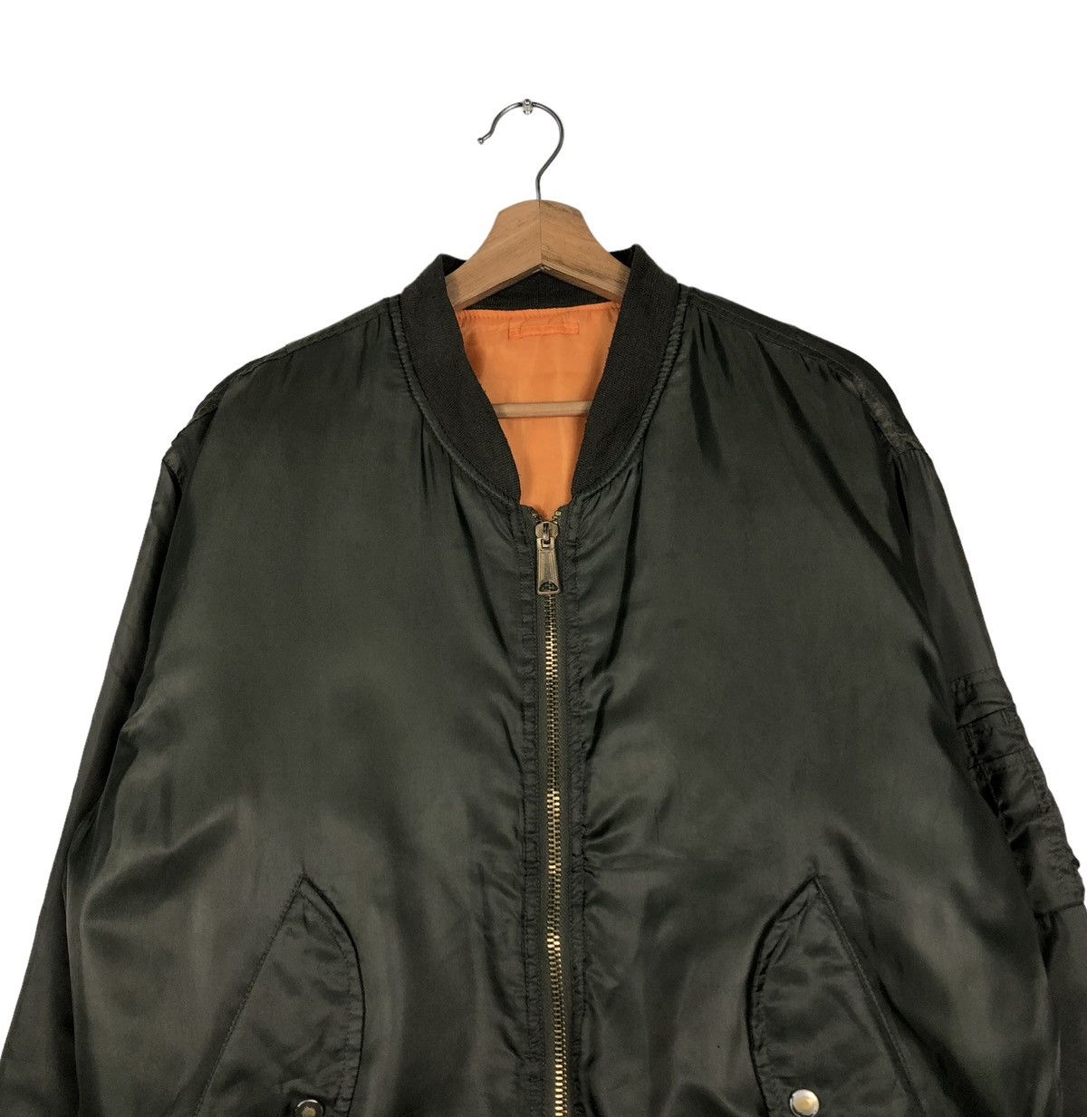 Vintage 🔥VINTAGE REVERSIBLE BOMBER JACKET MILITARY GARMENTS Size US L / EU 52-54 / 3 - 3 Thumbnail