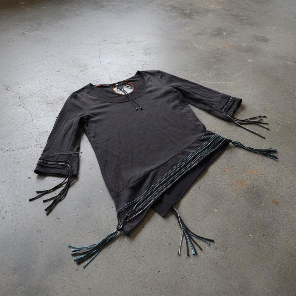 Other The Cop Copine Asymmetrical Long Laces Top Size ONE SIZE - 2 Thumbnail