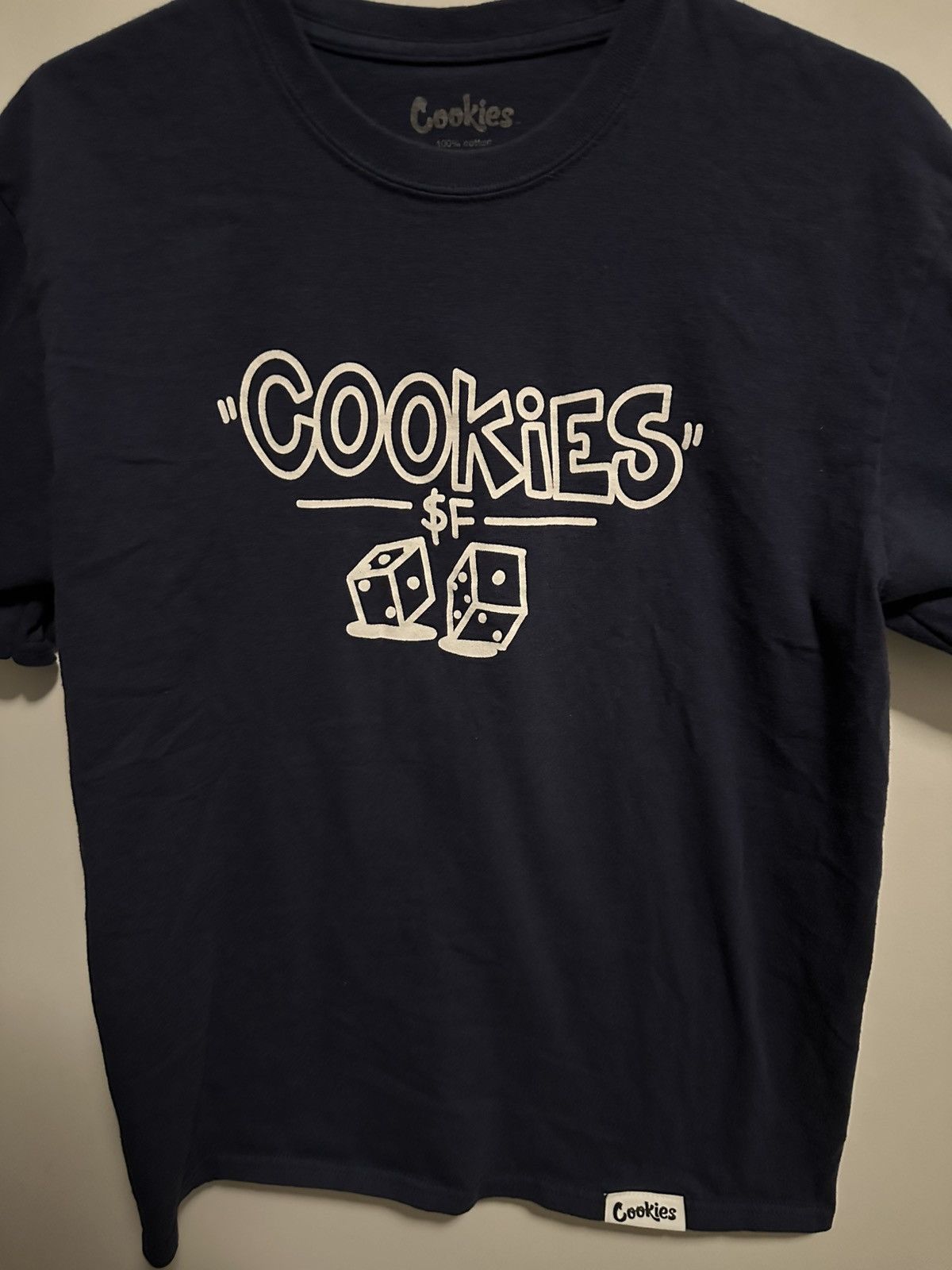 Cookies Navy Blue Cookies Dice Logo Tee Size US M / EU 48-50 / 2 - 1 Thumbnail