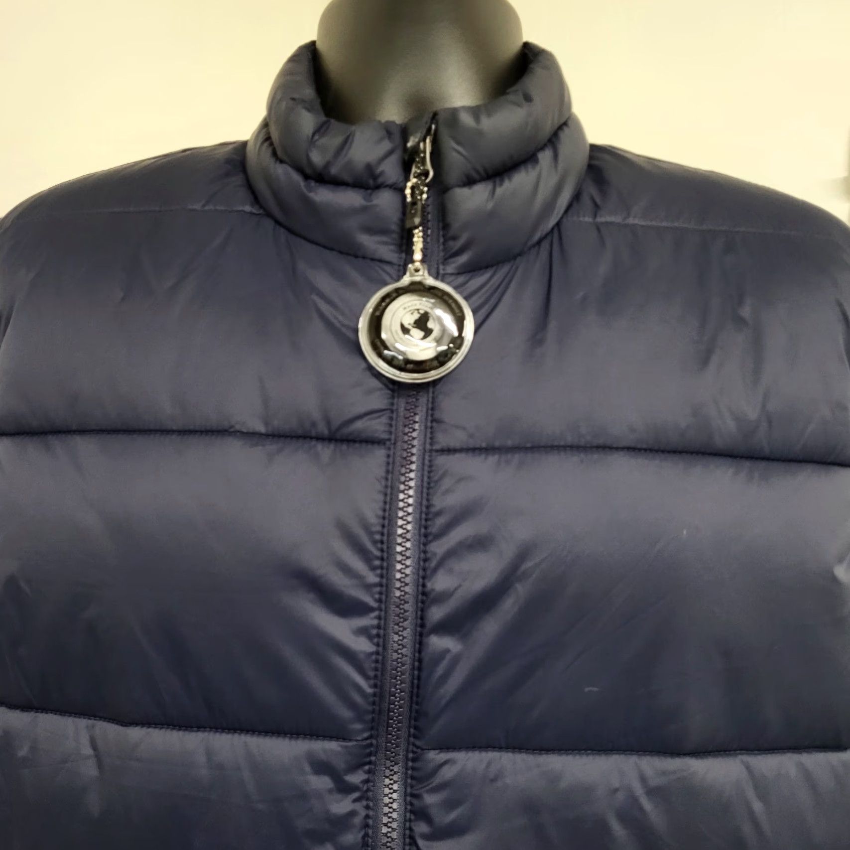 Vintage Swiss Tech Puffer Vest Mens Large Black Nylon Pockets Golf Athletic Size US L / EU 52-54 / 3 - 2 Thumbnail