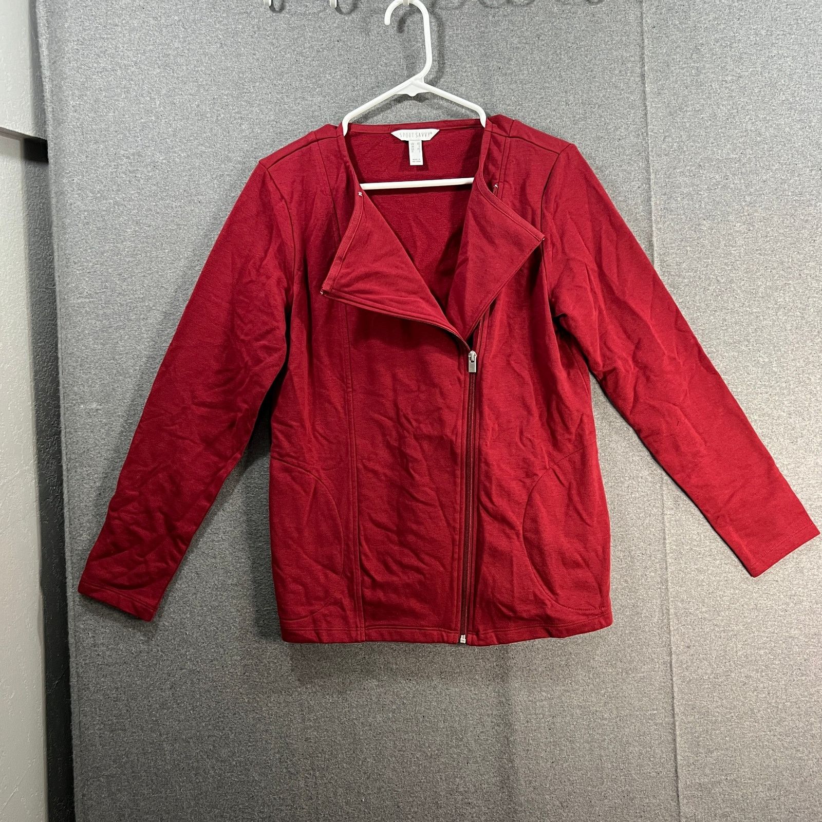 Other Sport Savvy French Terry Long Sleeve Side Zip Size XS / US 0-2 / IT 36-38 - 1 Thumbnail
