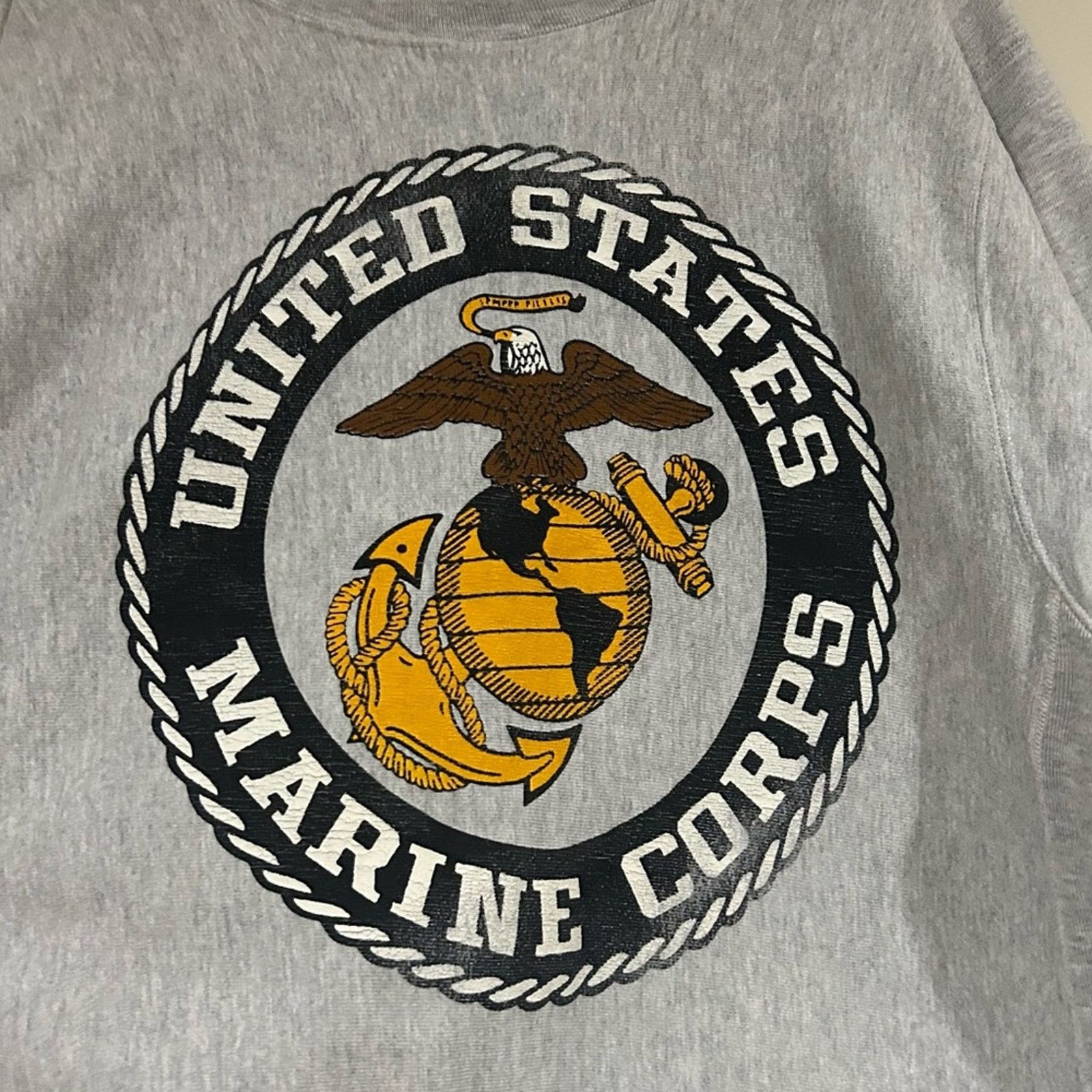 Other Vintage United States Marine Corps Sweatshirt Size US L / EU 52-54 / 3 - 2 Thumbnail