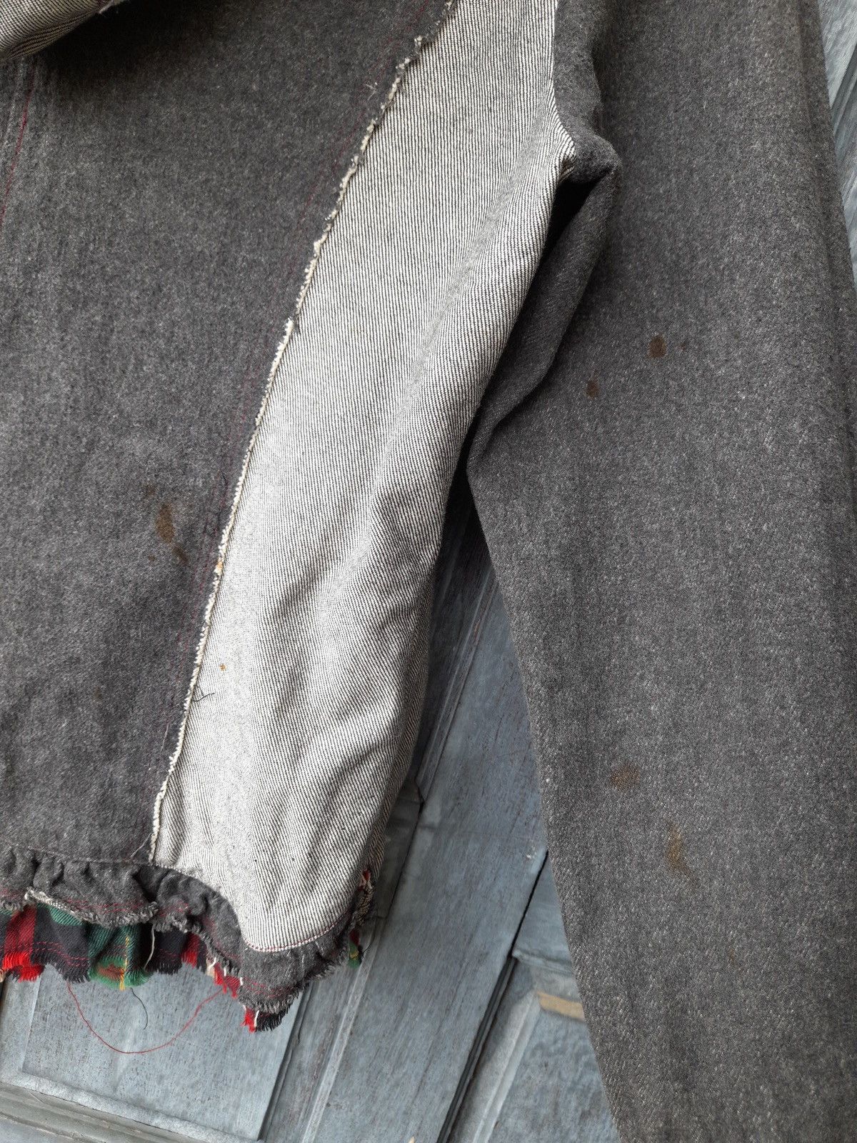Vintage Vintage Patchwork Utility Hoodie with Lace & Flannel Details Size L / US 10 / IT 46 - 15 Thumbnail