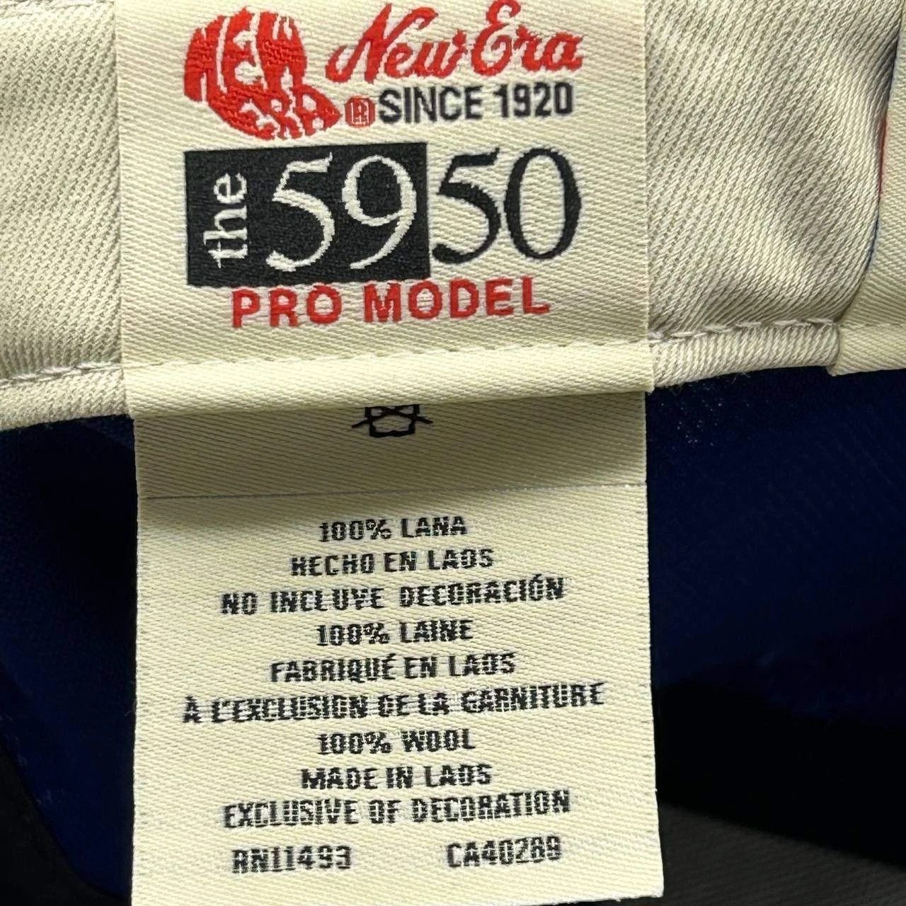 New Era Fear of God Hat Men 7 Fitted Cap LA Dodgers FOG Wool New Size ONE SIZE - 3 Thumbnail